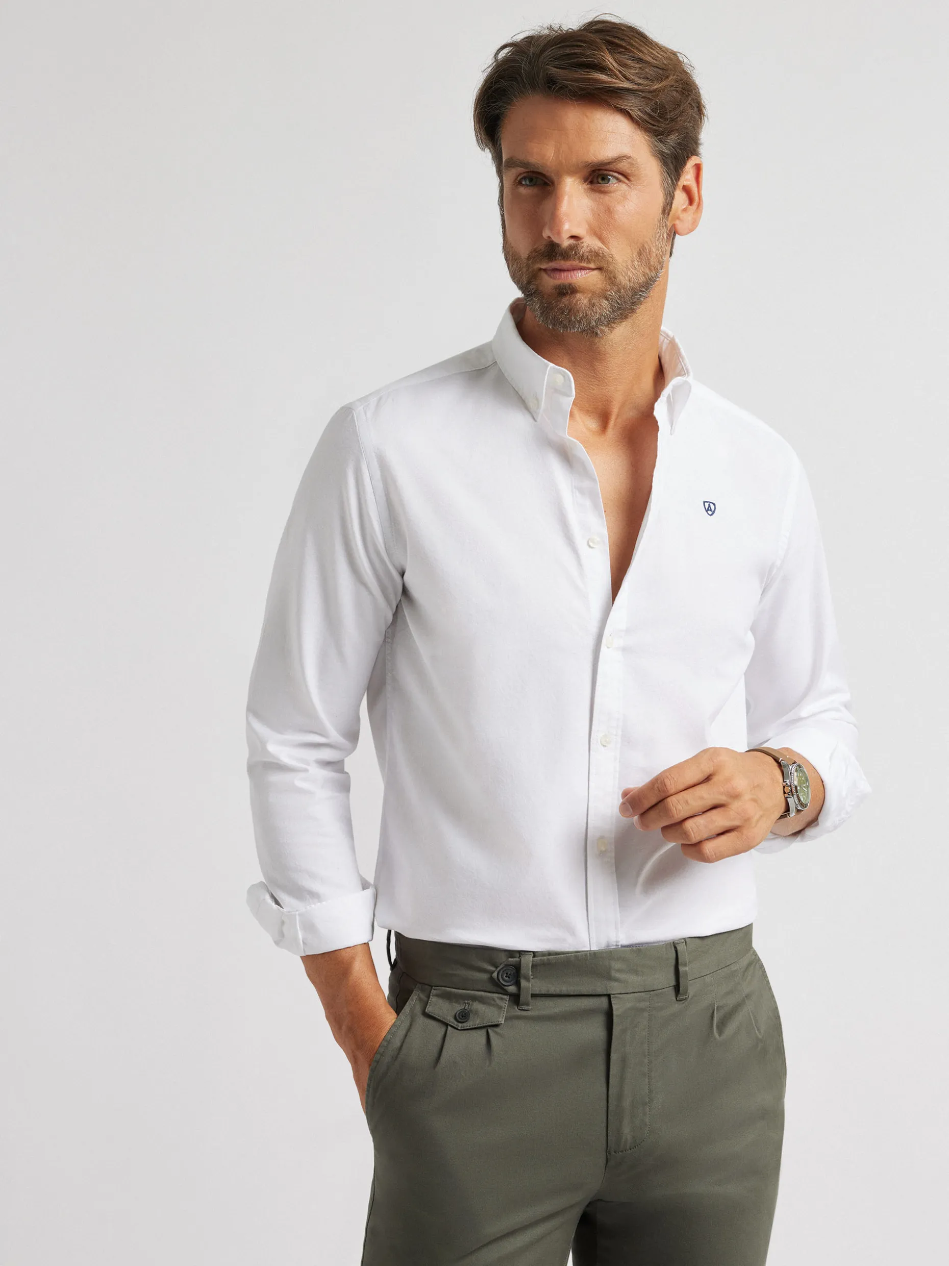 Camicia Oxford Classica Uomo - Stile Essenziale con Design Sobrio | Collezione Alvaro Moreno Online