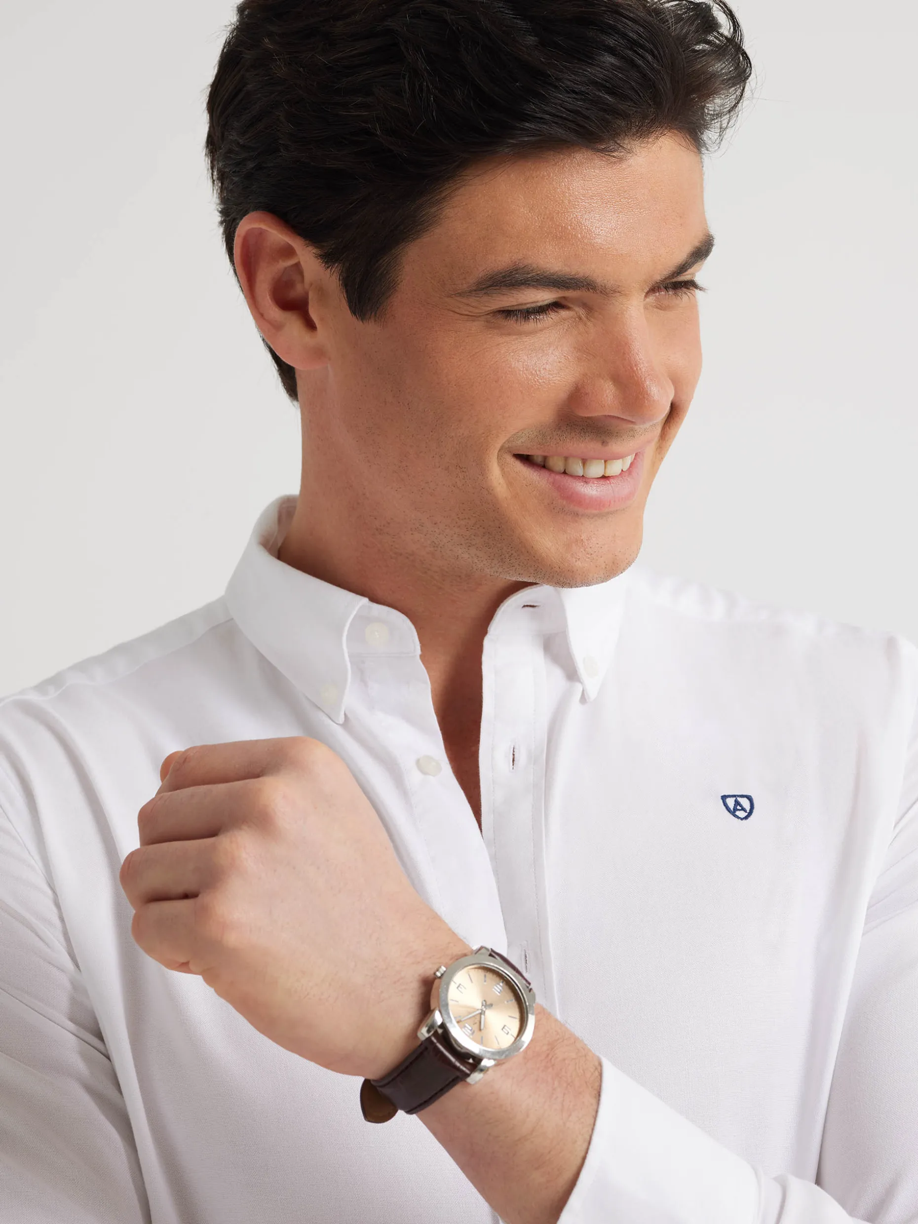 Camicia Classica Uomo in Tessuto Oxford - Linea Essentials by Alvaro Moreno con Confezione Elegante