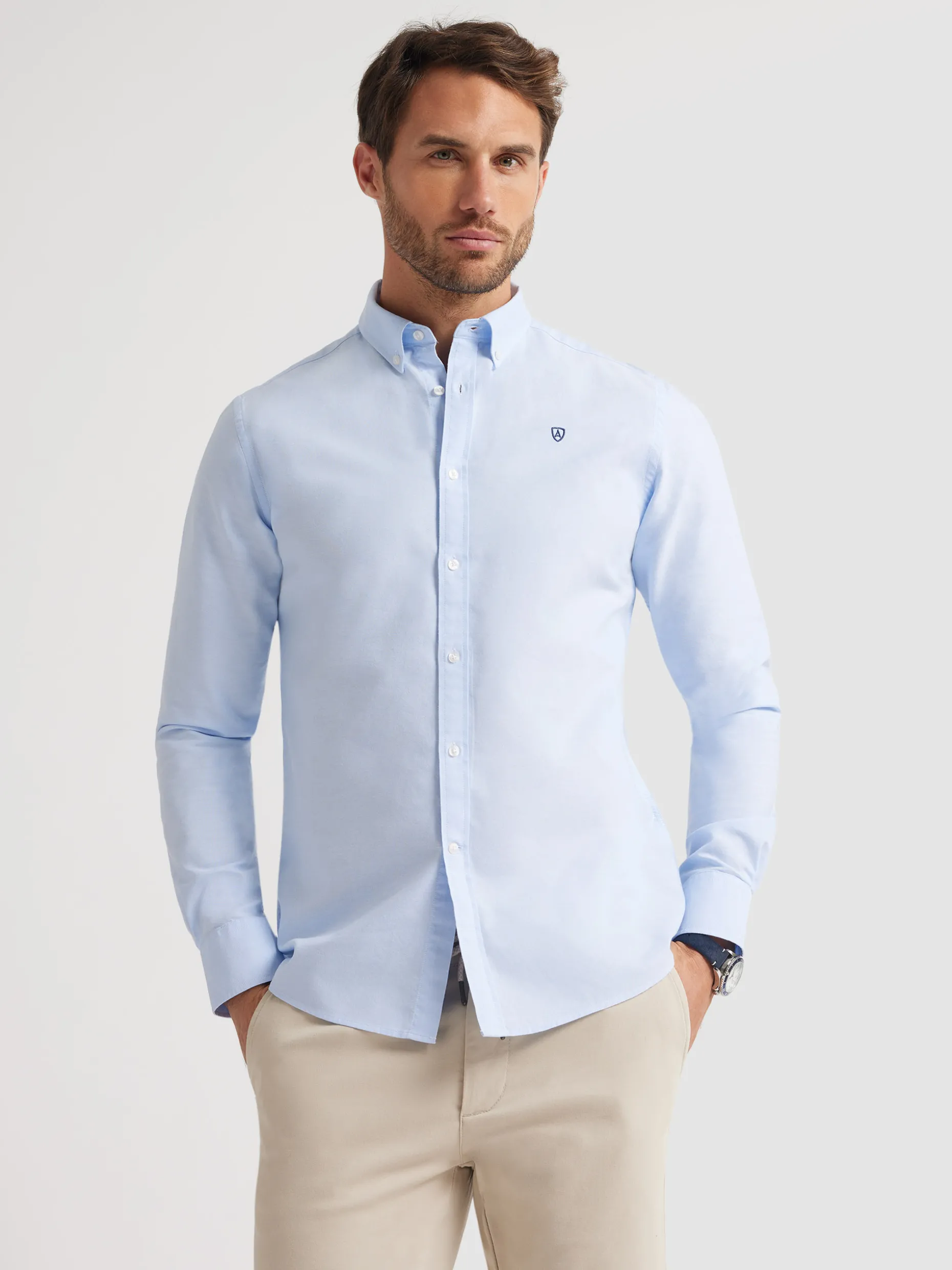 Camicia Oxford Classica Confezione Artigianale - Collezione Esclusiva Boutique Alvaro Moreno