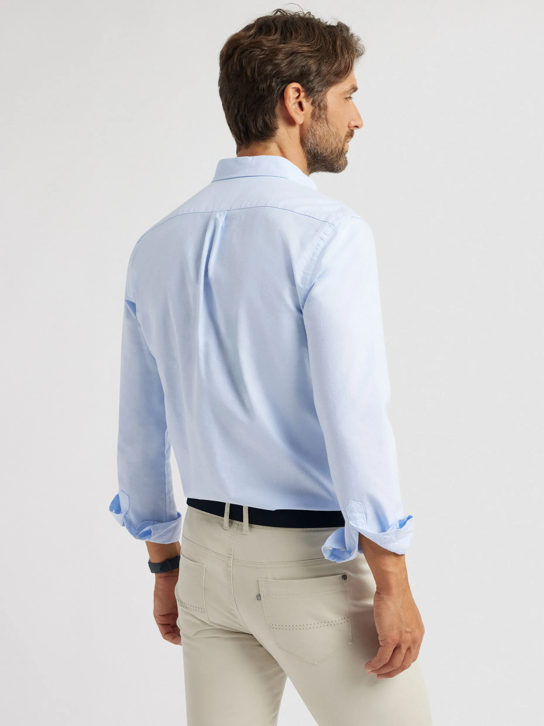Camicia Uomo Alvaro Moreno - Tessuto Oxford Premium con Fodera Morbida, Collezione Best Stagione Autunno/Inverno, Confezione Elegante per Look Casual Raffinato, Disponibile in Taglie Regolari e Slim Fit, Comoda e Stilizzata per Tutto il Giorno