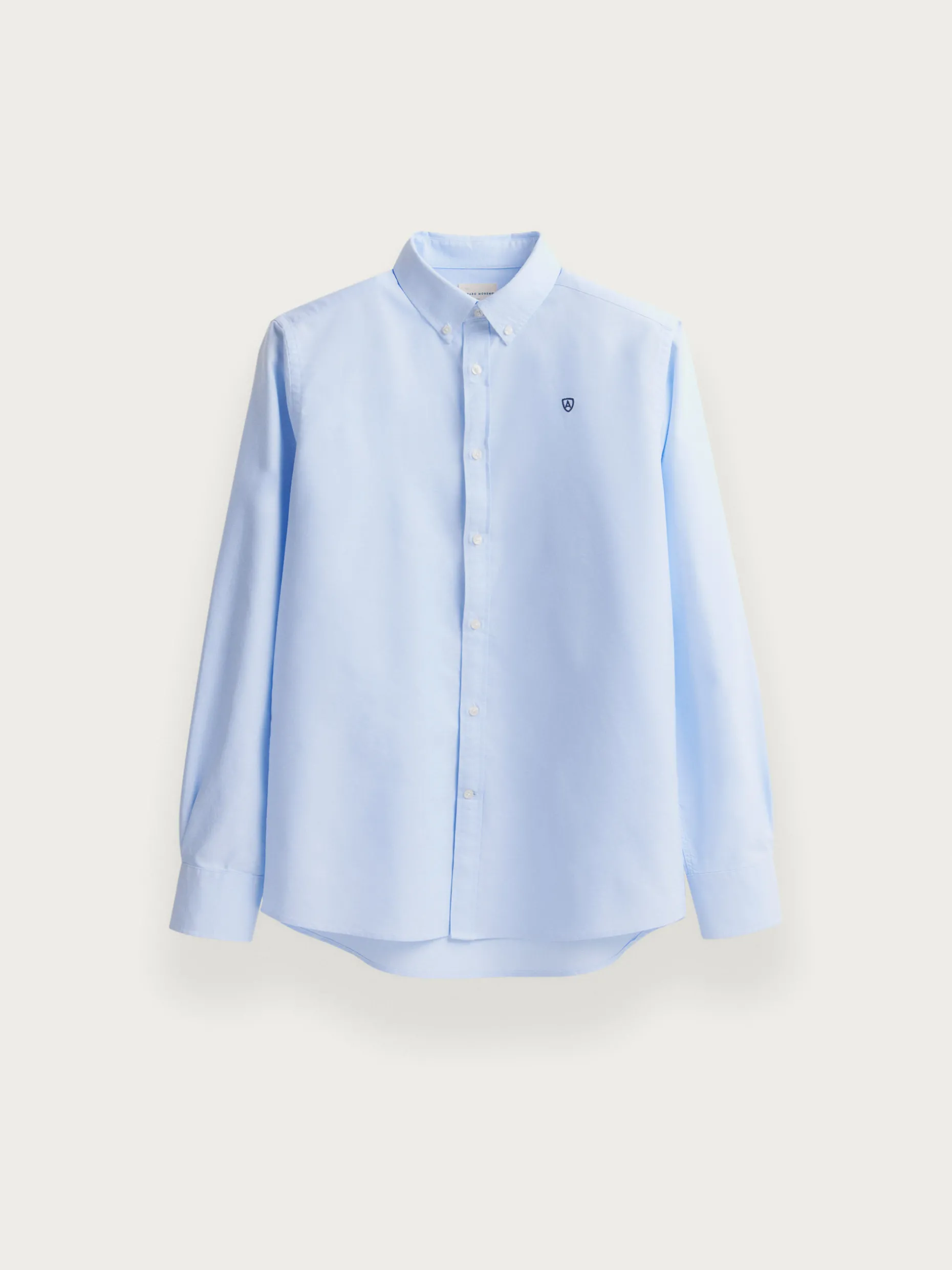 Camicia Oxford Classica in Cotone - Confezione Artigianale con Bottoni Mother-of-Pearl | Design Minimalista e Comfort Premium da Alvaro Moreno - Collezione Autunno 2023