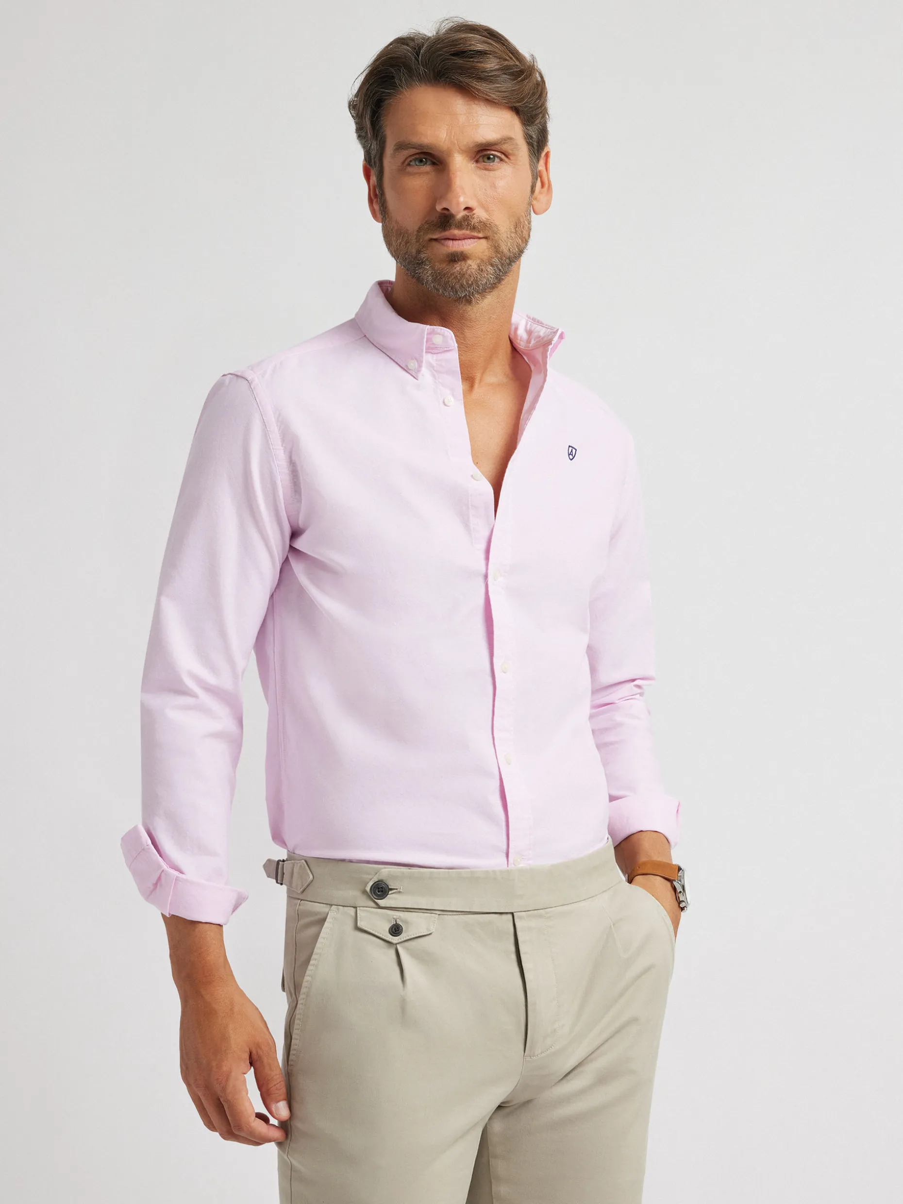 Camicia Oxford Alvaro Moreno - Classica Comoda con Tocco Moderno