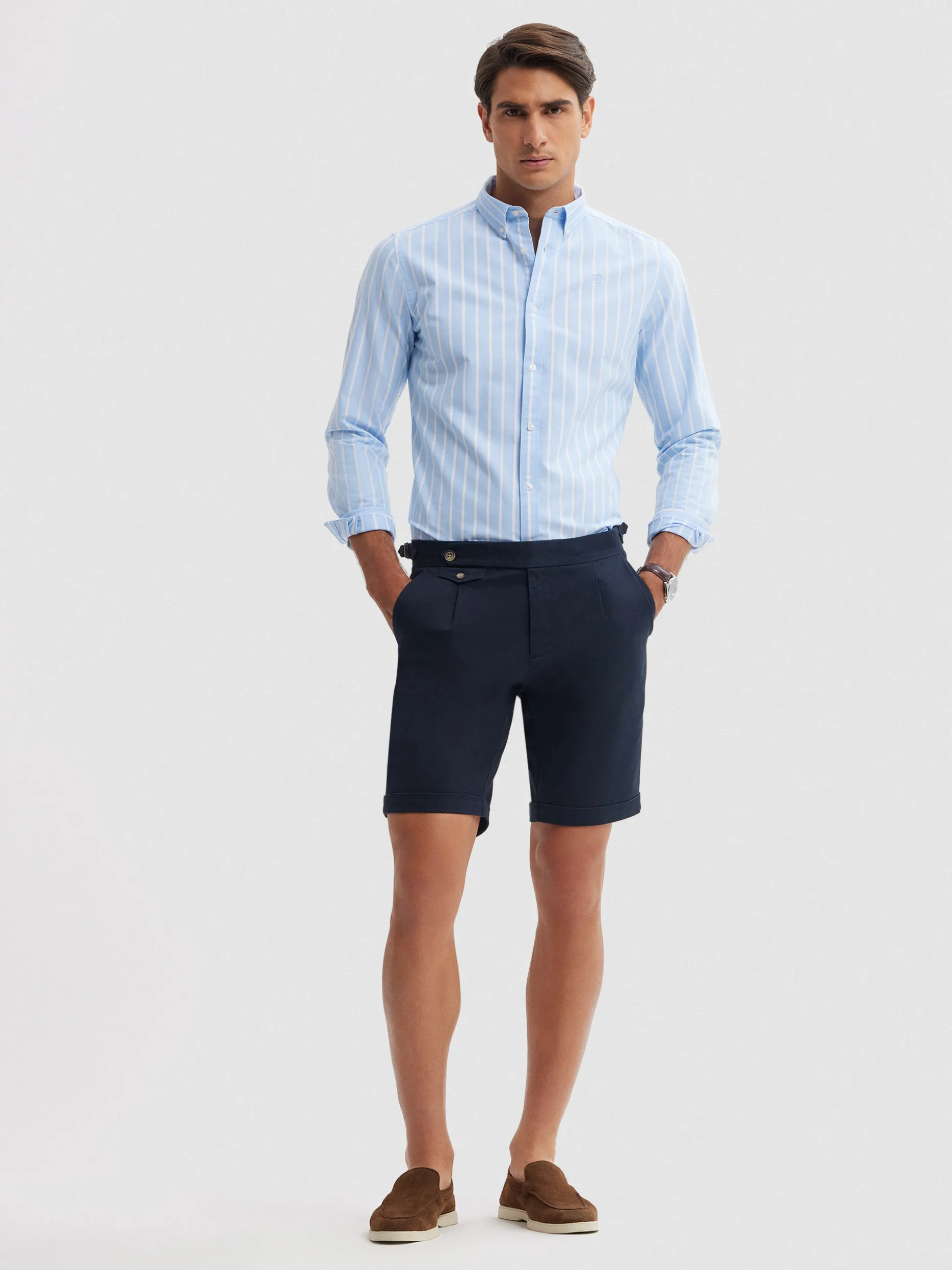 Alvaro Moreno - Camicia Oxford Iconica in Tessuto Elegante | Promozione Estiva Limitata