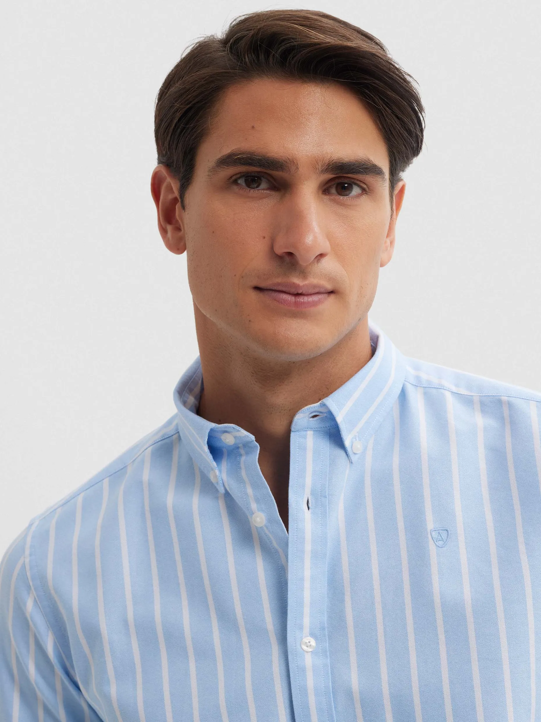 Alvaro Moreno - Camicia Oxford Iconica in Tessuto Elegante | Promozione Estiva Limitata