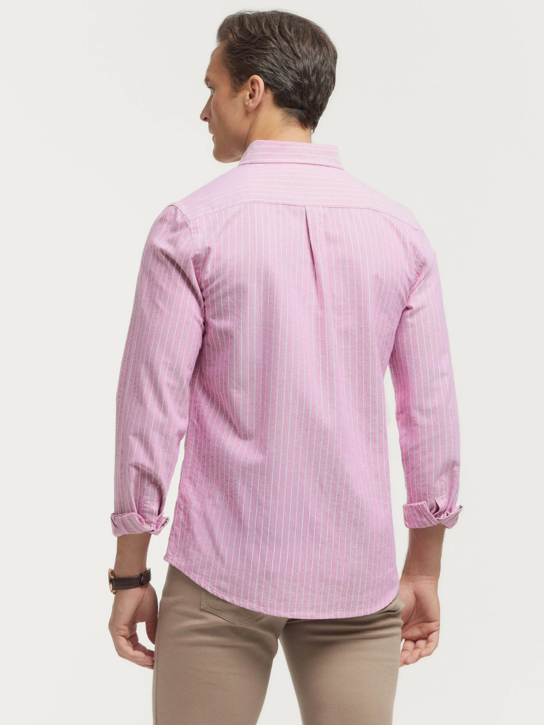 Camicia Oxford Elegante - Club Collection by Álvaro Moreno  
Stile Intramontabile per Uomo Moderno  

（，，