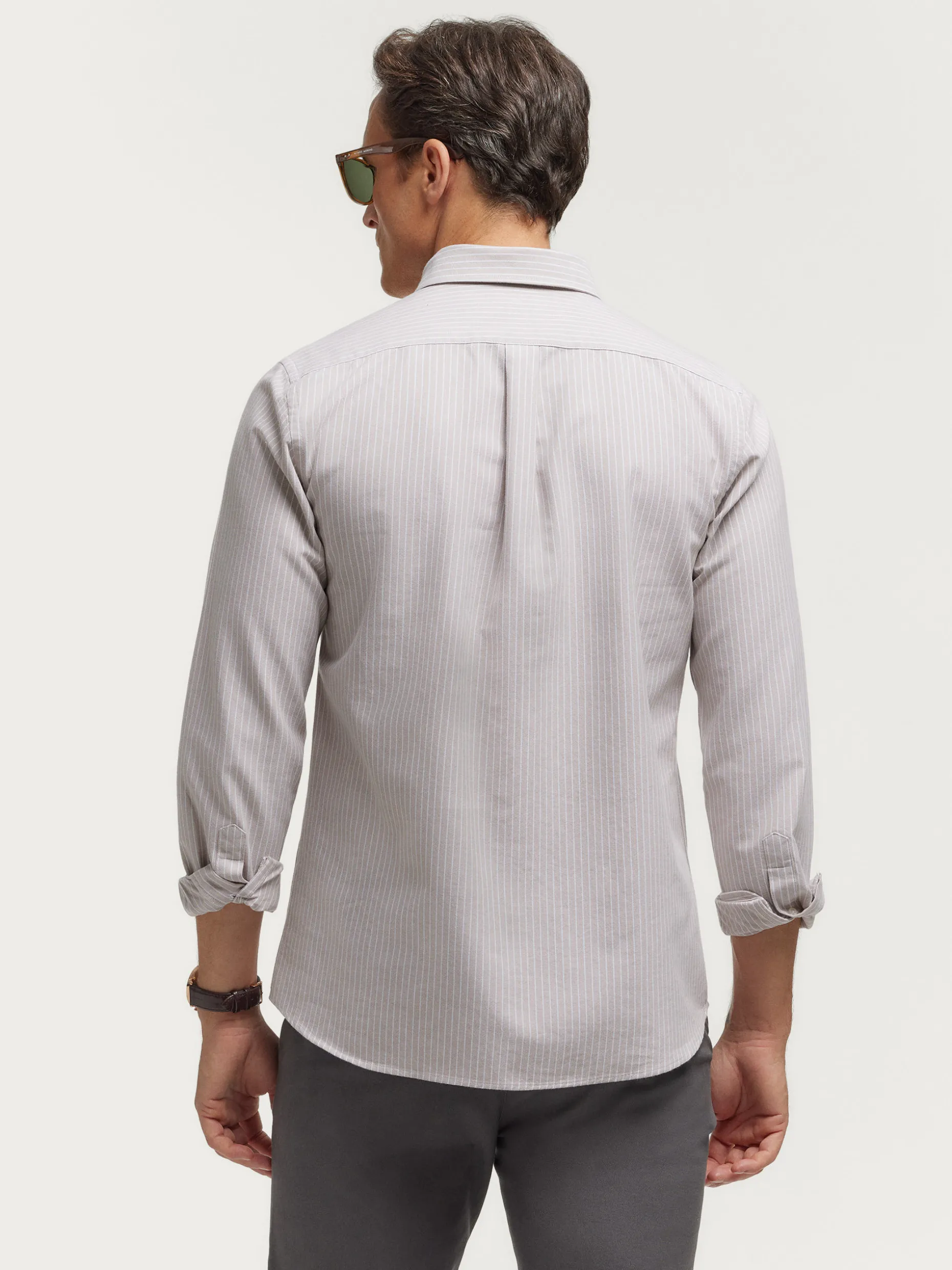 Camicia Oxford Elegante Diplo con Tocco Artigianale - Edizione Limitata Alvaro Moreno Migliori, Stile Classico Rinnovato per Uomo Moderno