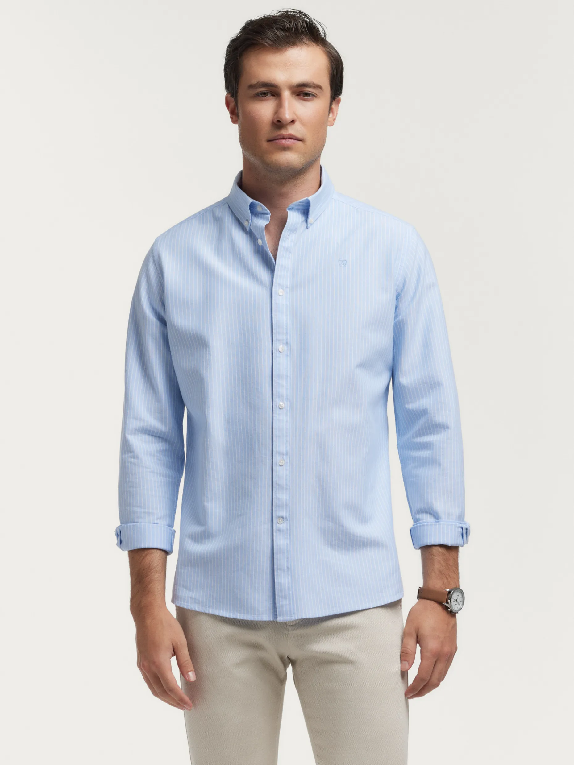 Camicia Uomo in Tessuto Oxford Premium - Linea Diplo di Alvaro Moreno | Edizione Limitata con Sconto Esclusivo