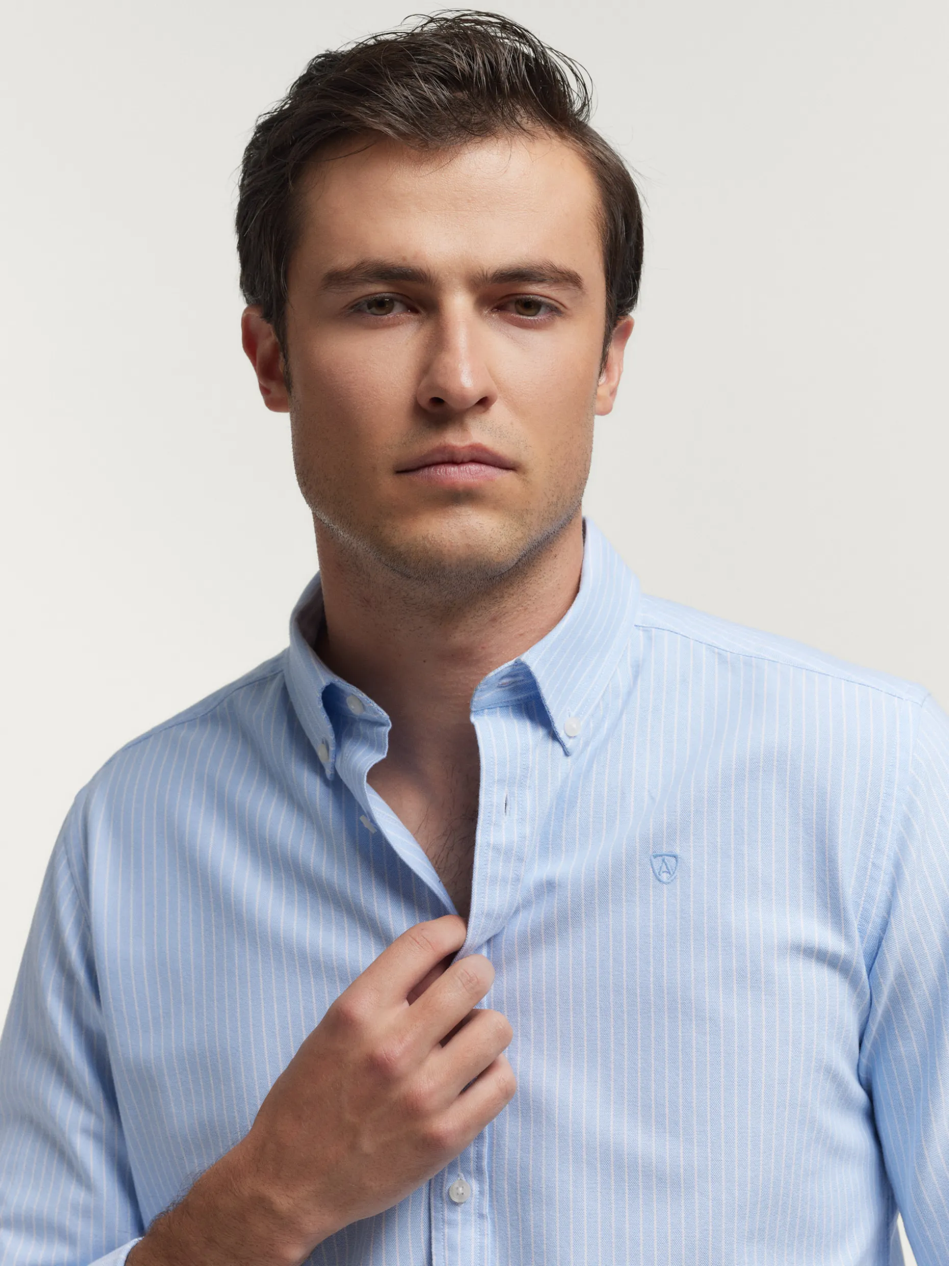 Camicia Uomo in Tessuto Oxford Premium - Linea Diplo di Alvaro Moreno | Edizione Limitata con Sconto Esclusivo