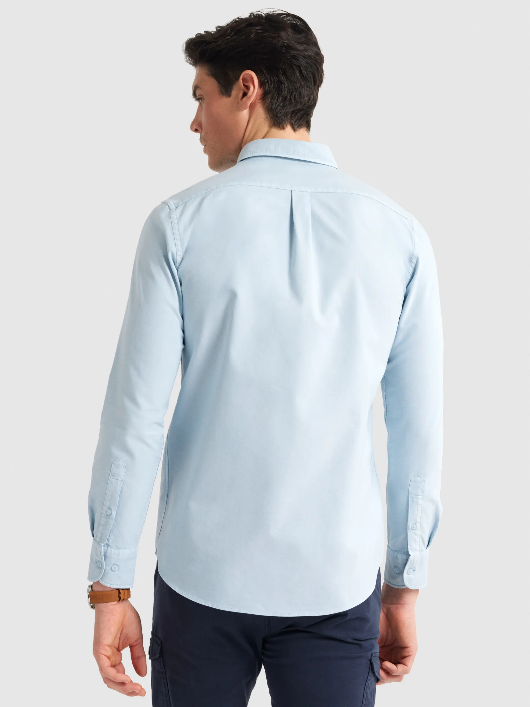 Camicia Oxford con Taschino Tinta Artigianale | Collezione Esclusiva Alvaro Moreno