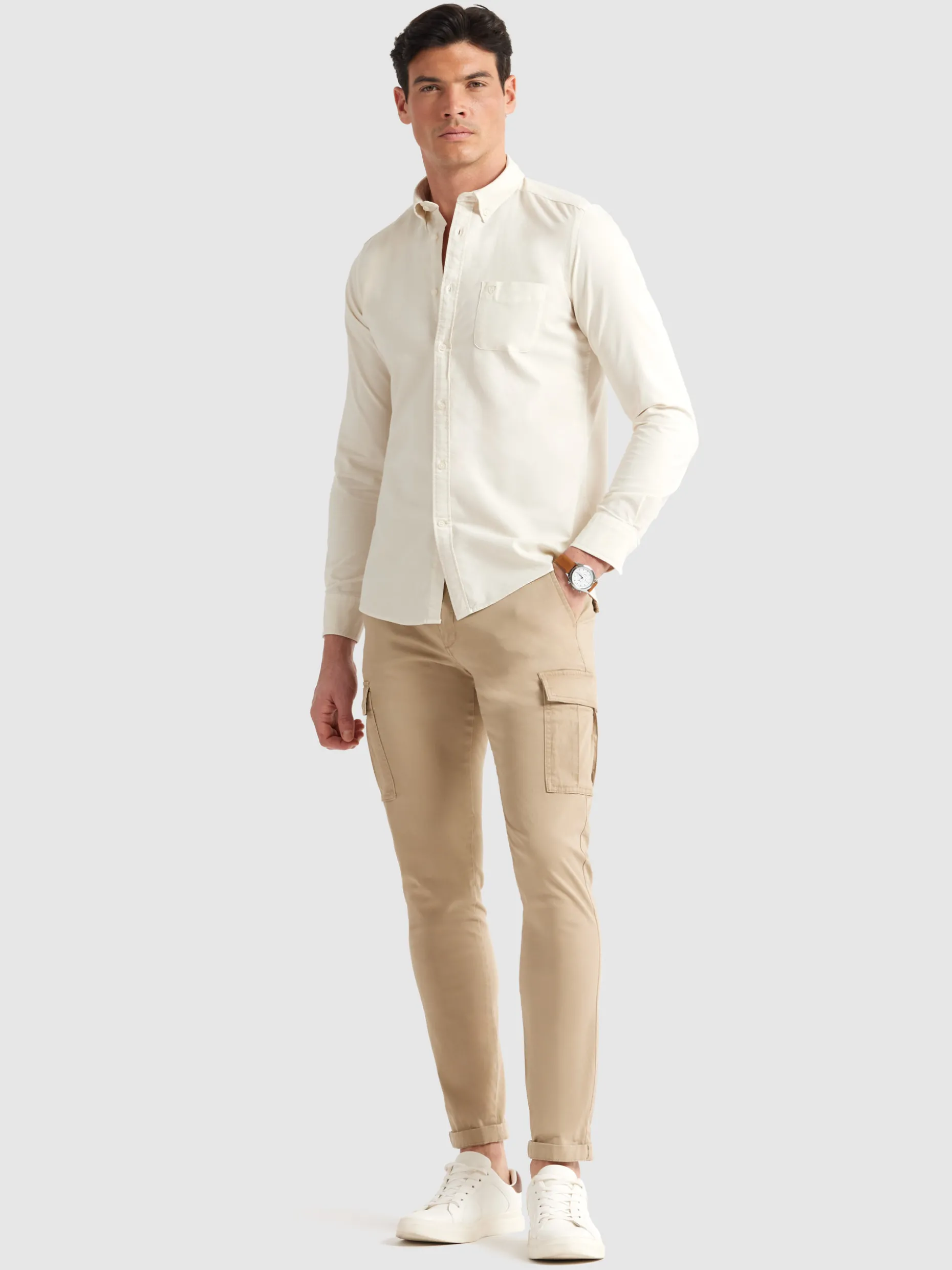 Camicia Oxford con Taschini Tinta Artigianale | Negozio Alvaro Moreno