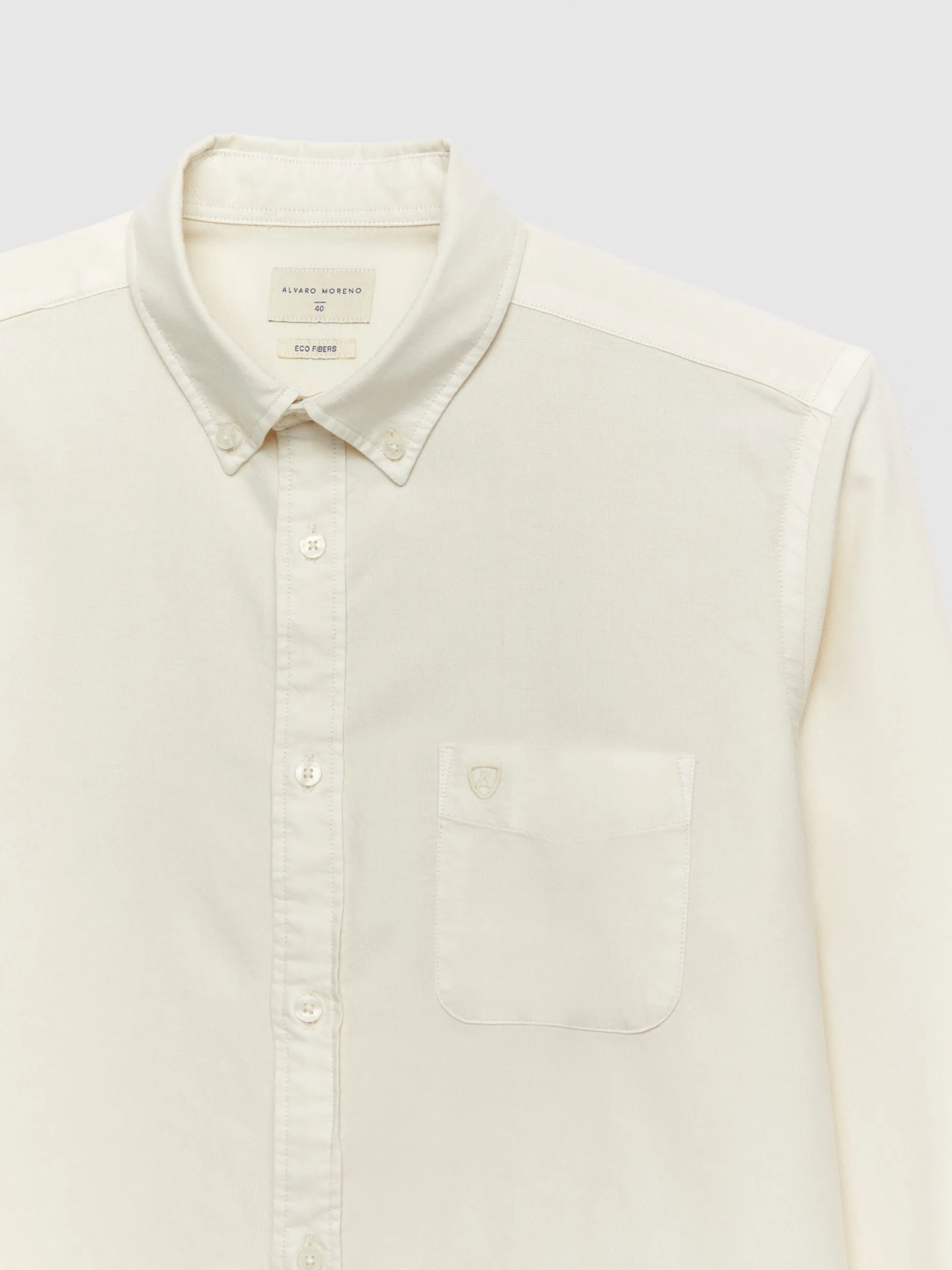 Camicia Oxford con Taschini Tinta Artigianale | Negozio Alvaro Moreno