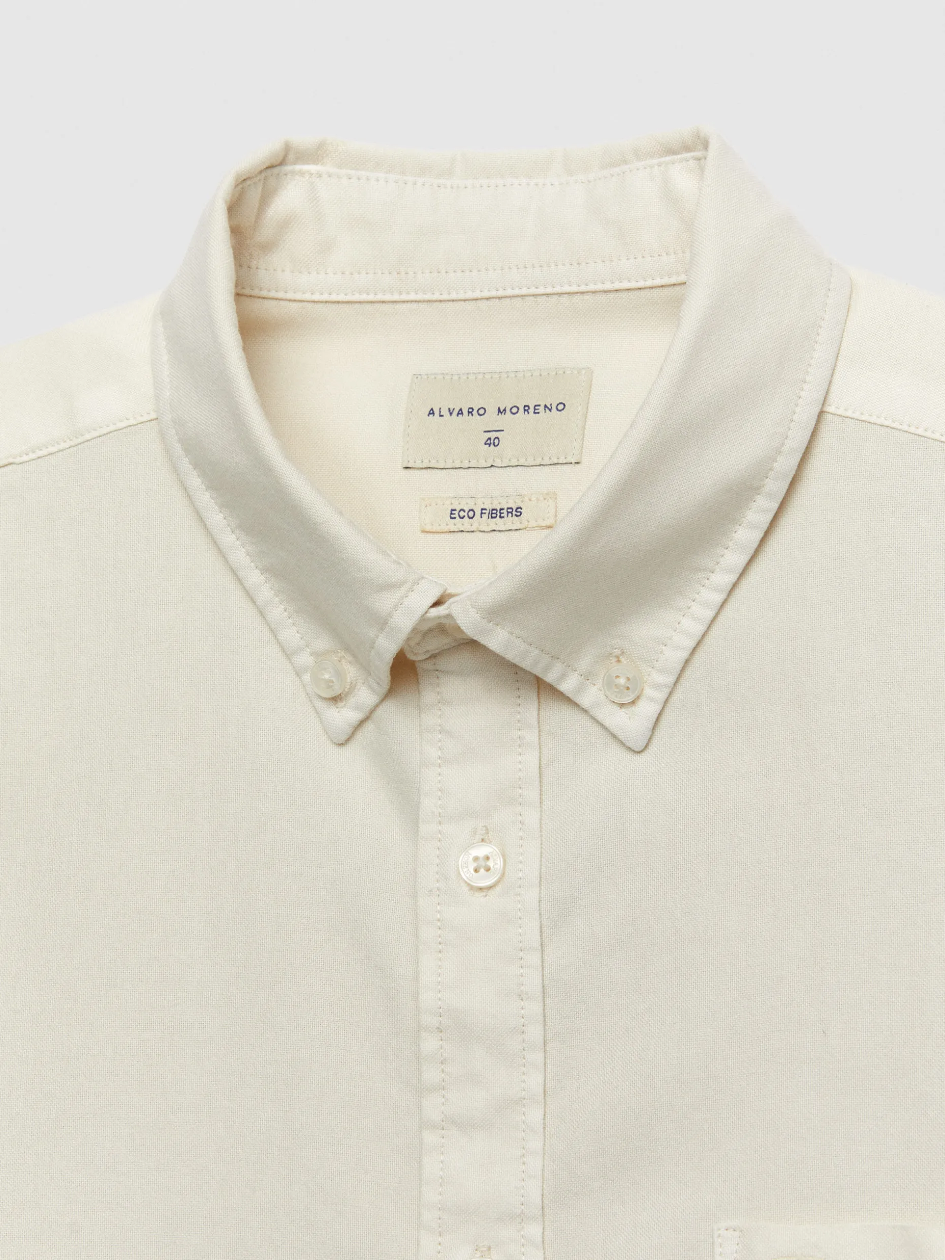 Camicia Oxford con Taschini Tinta Artigianale | Negozio Alvaro Moreno