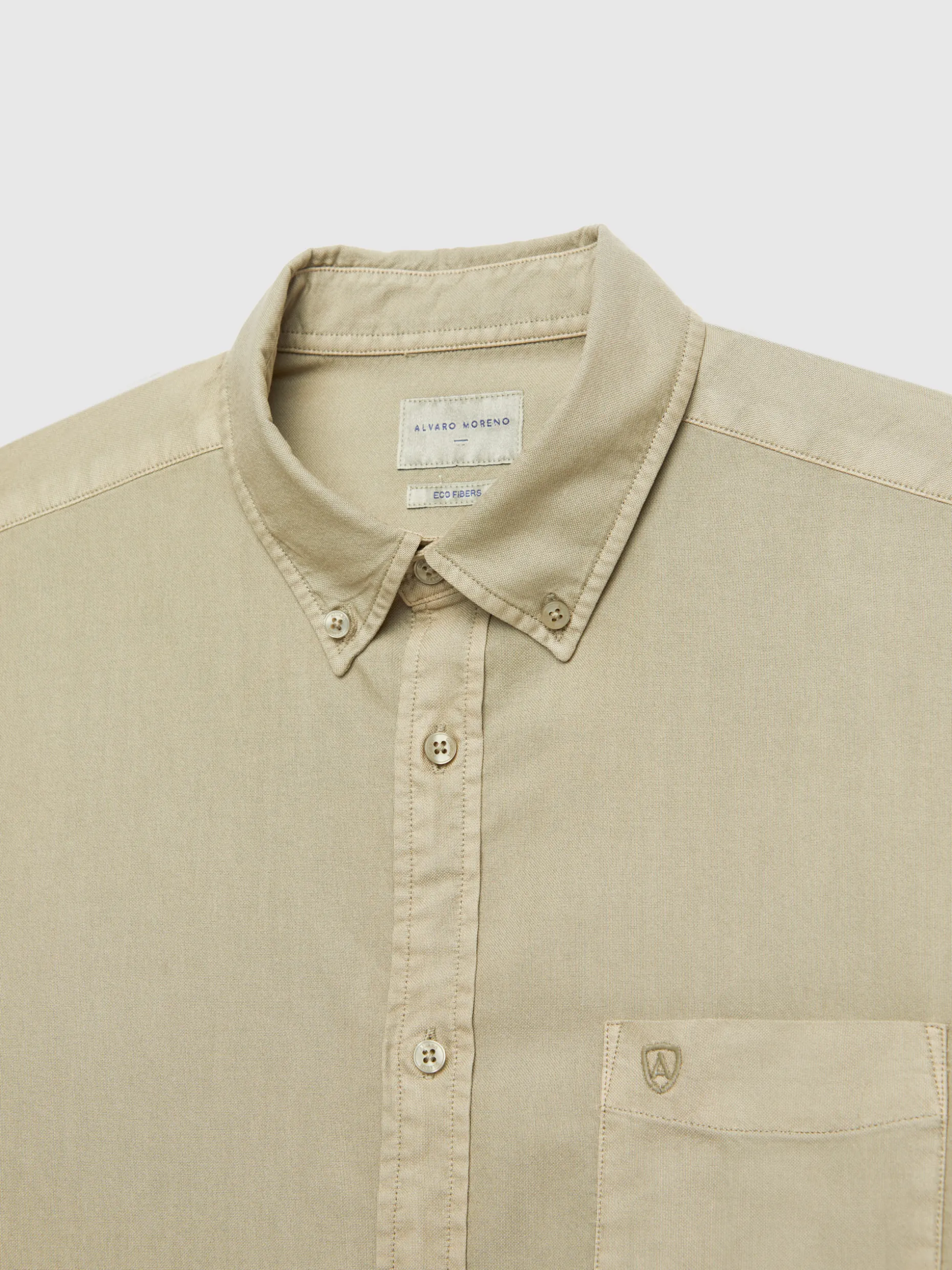 Camicia Oxford con Tasca Colorata Elegante - Offerta Lampo di Álvaro Moreno