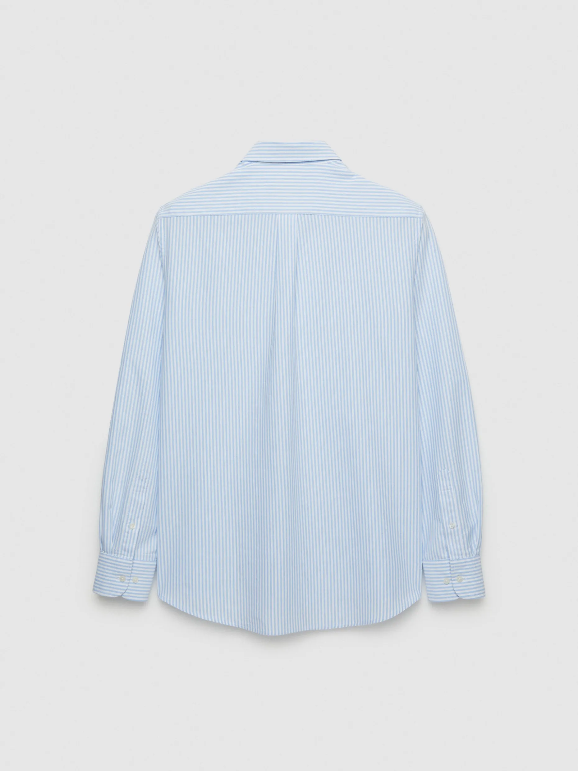 Camicia Oxford Uomo a Righe Sottili - Modello Classico con Finiture Premium | Promozione Estiva Alvaro Moreno