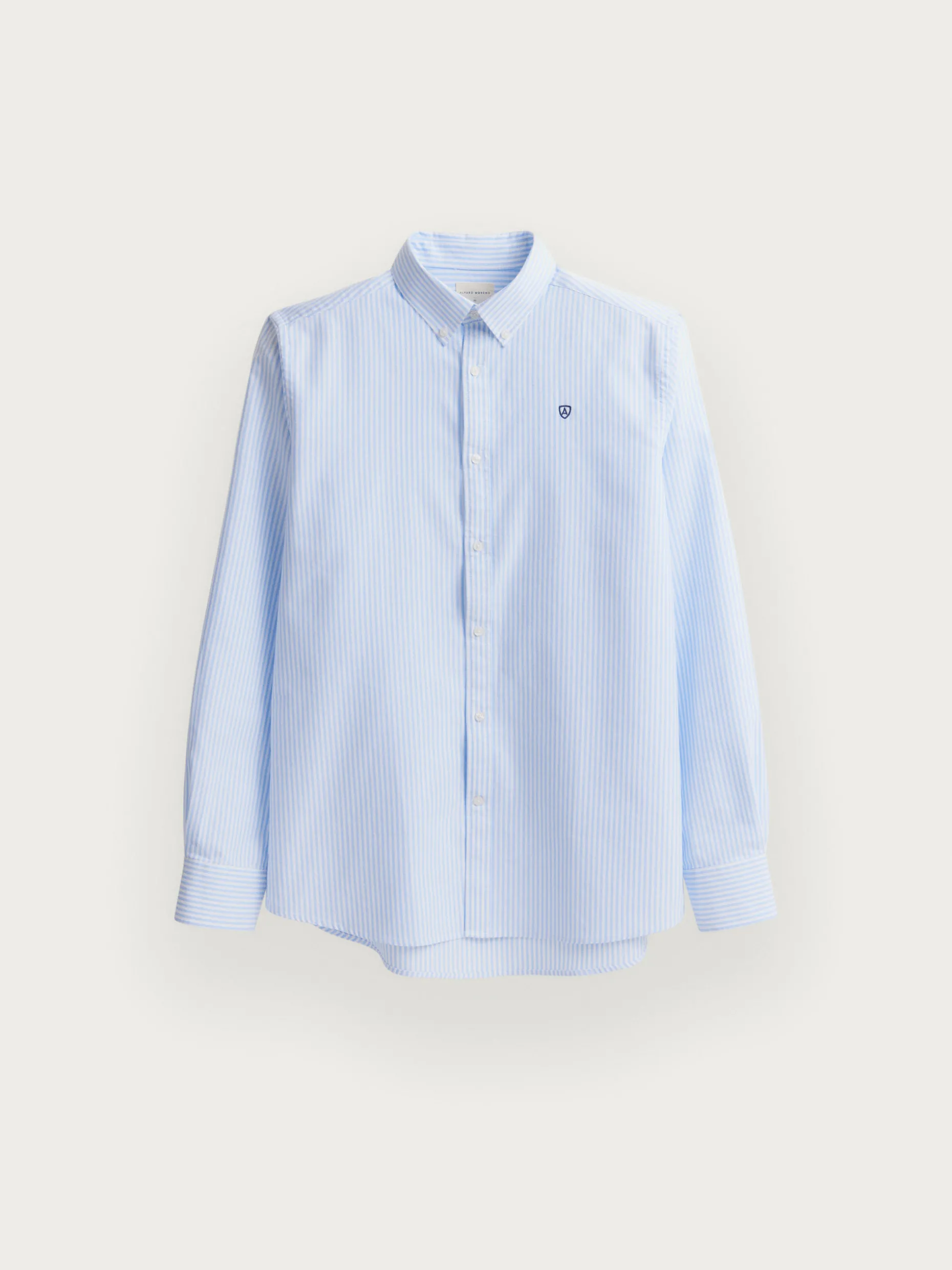 Camicia Oxford a Righe Uomo - Nuova Collezione Alvaro Moreno | Stile Casual Elegante con Trama Classica