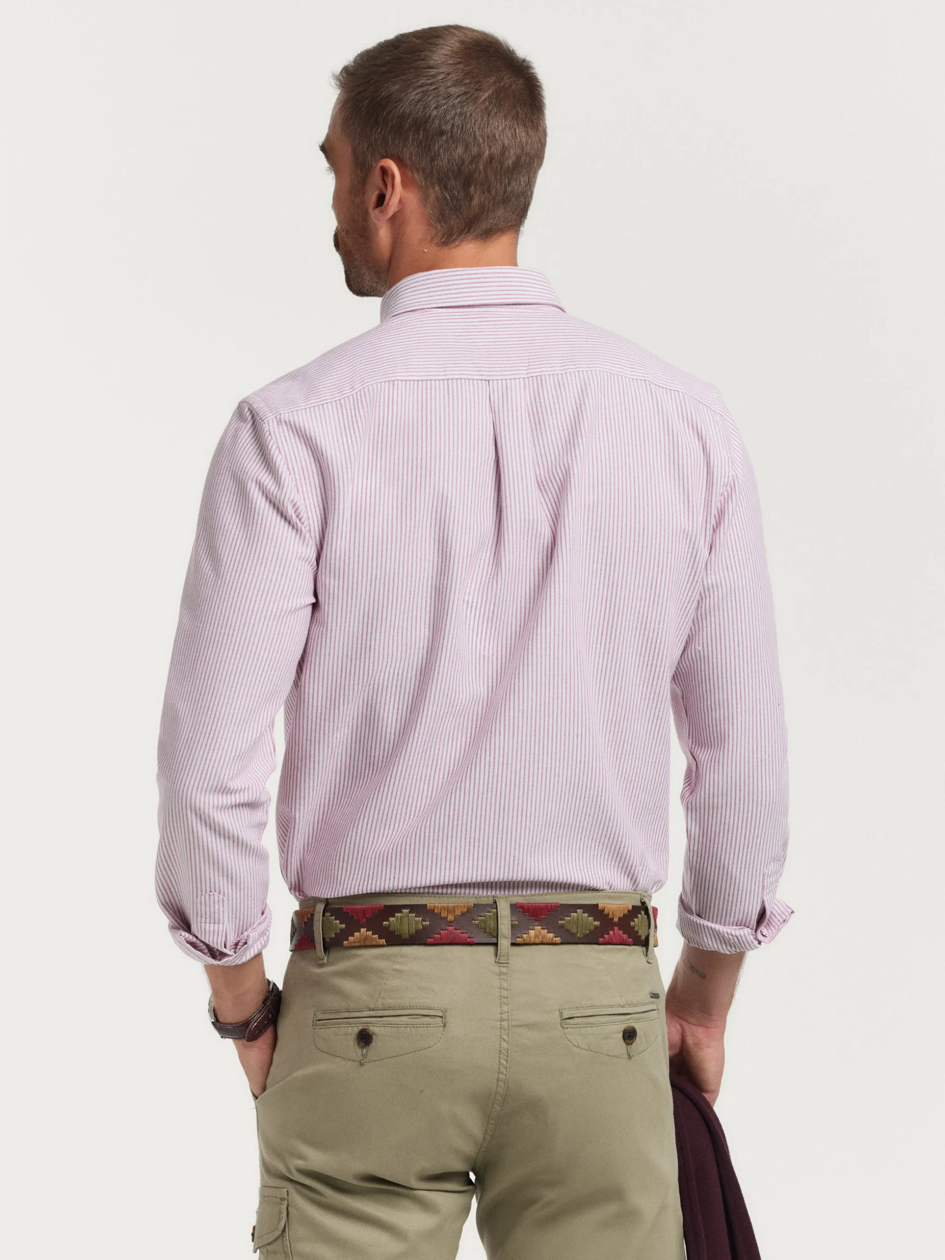 Camicia Oxford Classica Alvaro Moreno - Modello Regent Uomo, Tessuto Premium per Stile Senza Tempo