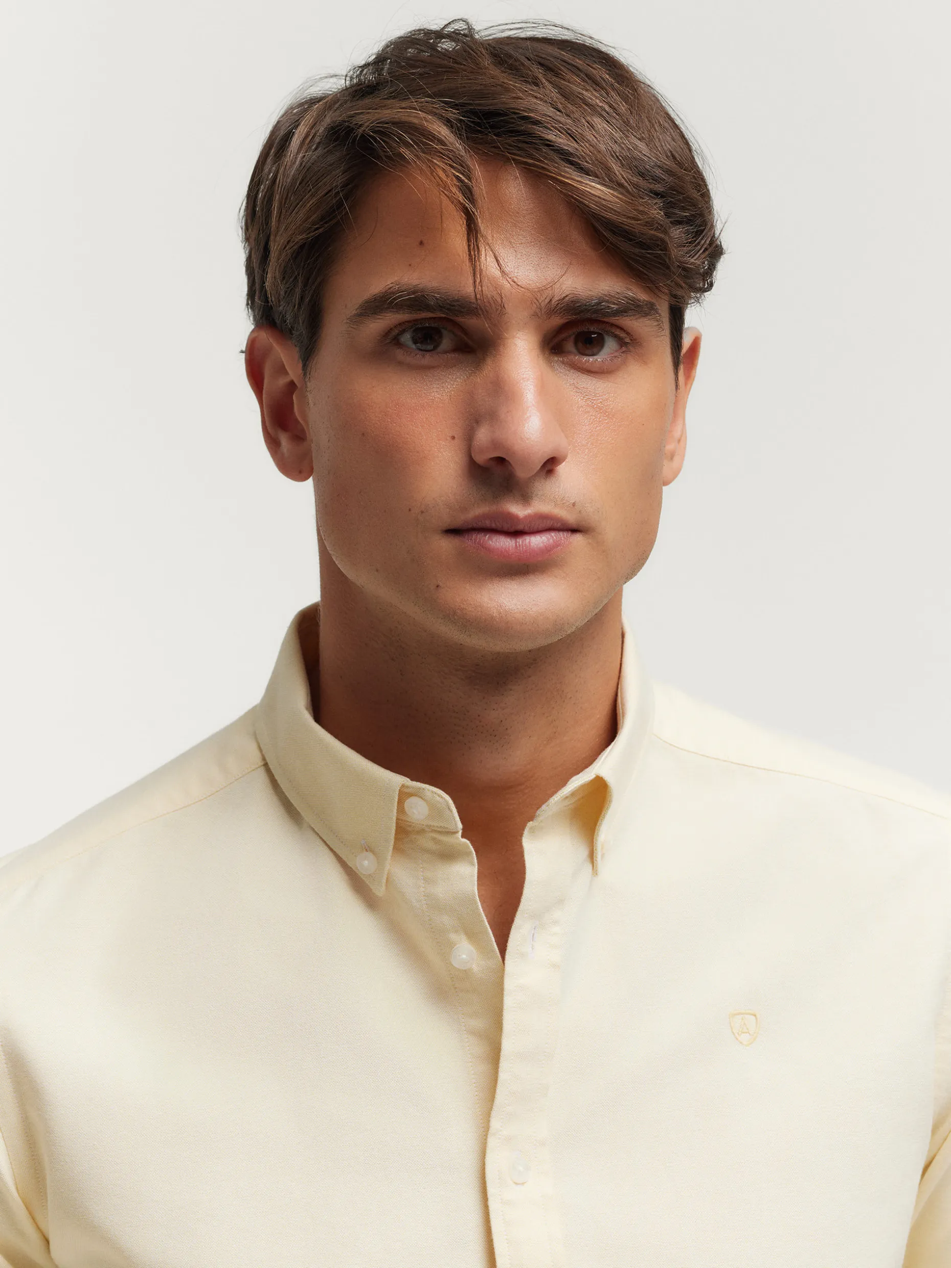 Camicia Oxford Unicolore Alvaro Moreno - Promozione Imperdibile per Stile Senza Tempo