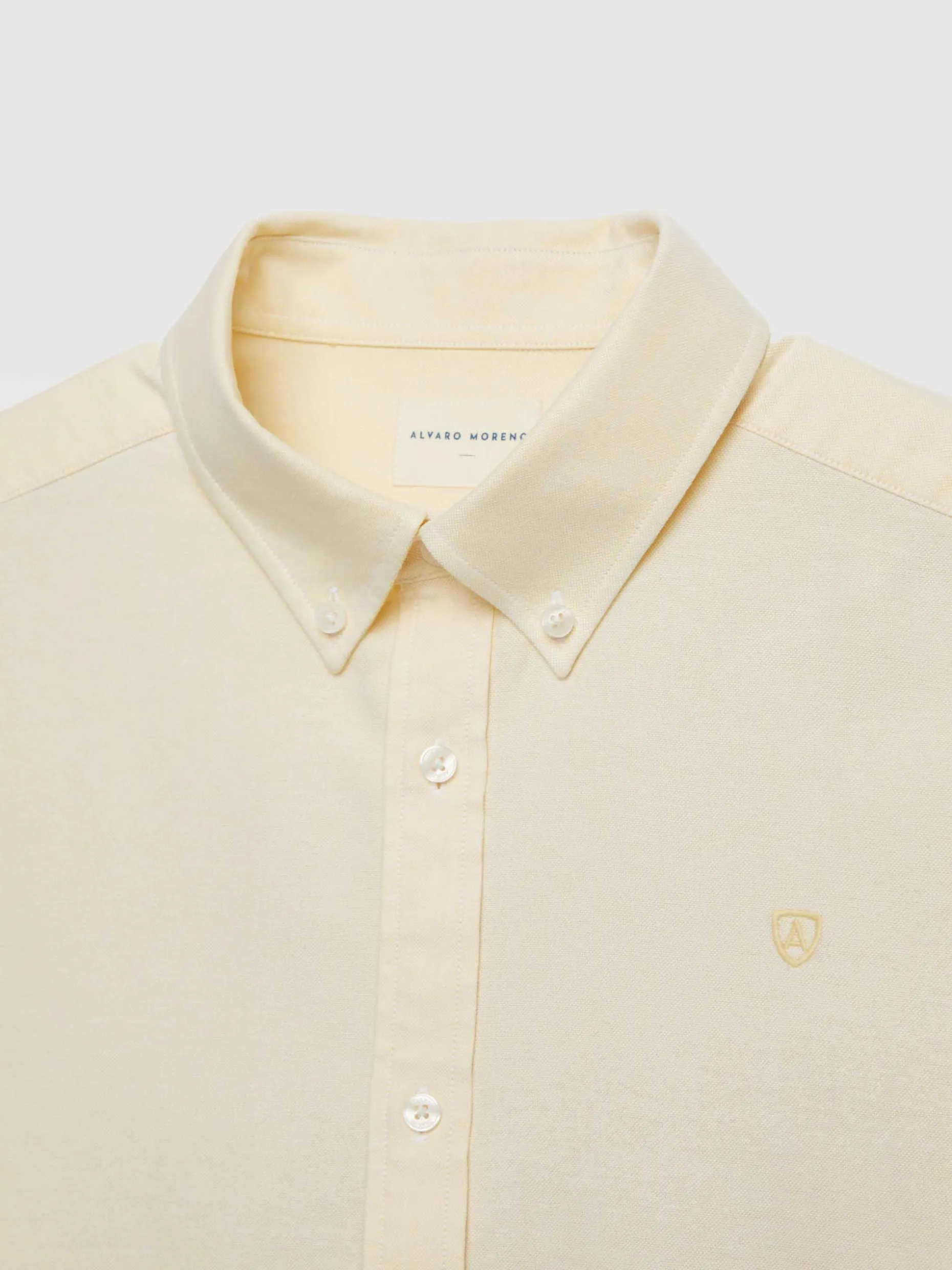 Camicia Oxford Unicolore Alvaro Moreno - Promozione Imperdibile per Stile Senza Tempo
