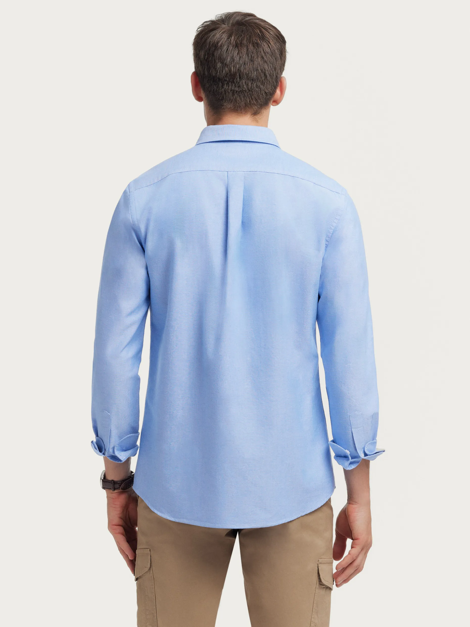 Camicia Oxford Uomo in Puro Cotone - Modello Classica Elegante by Álvaro Moreno