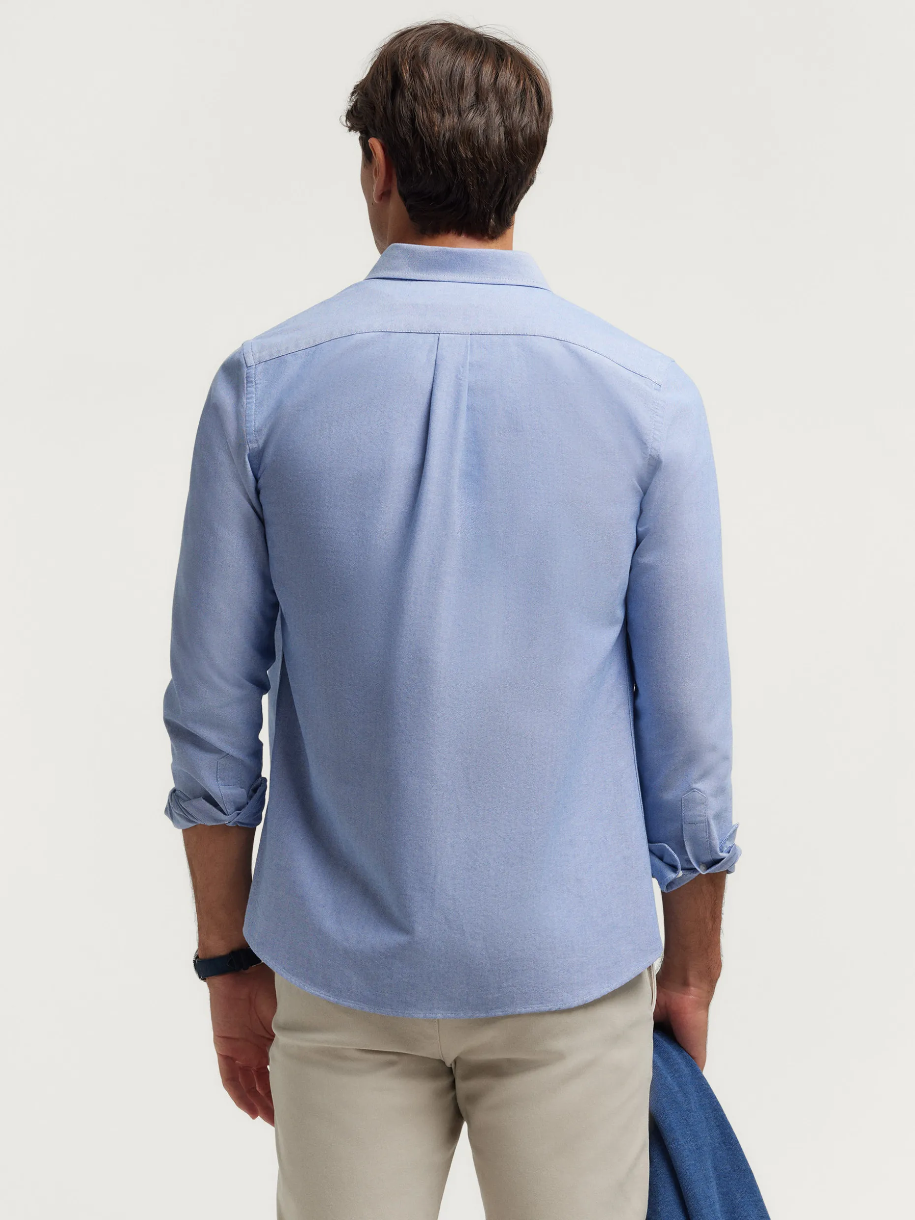 Camicia Oxford in Tinta Unita - Abbigliamento Uomo by Negozio Alvaro Moreno