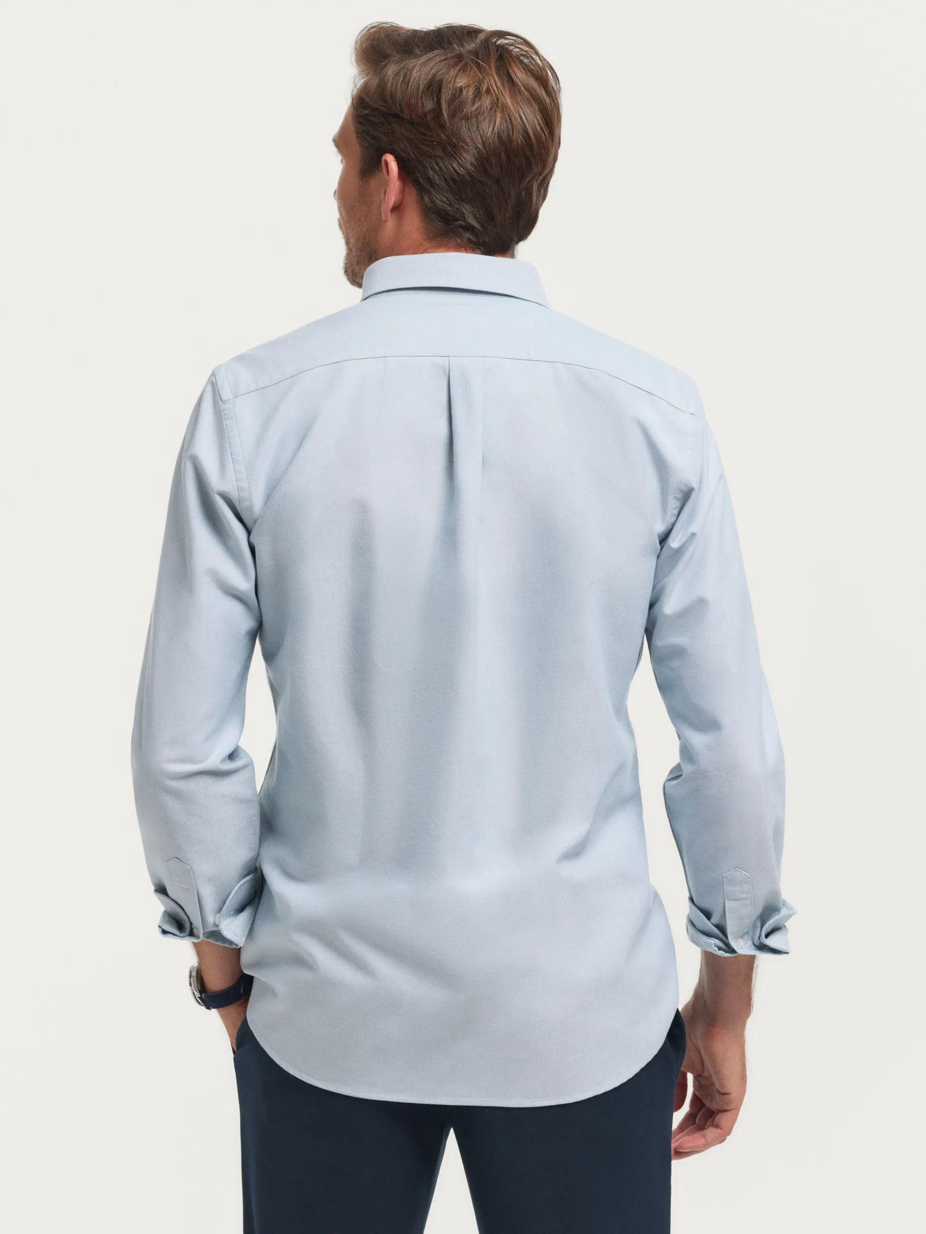 Camicia Oxford Unicolore in Tessuto Premium - Ultimi Pezzi in Promozione Alvaro Moreno