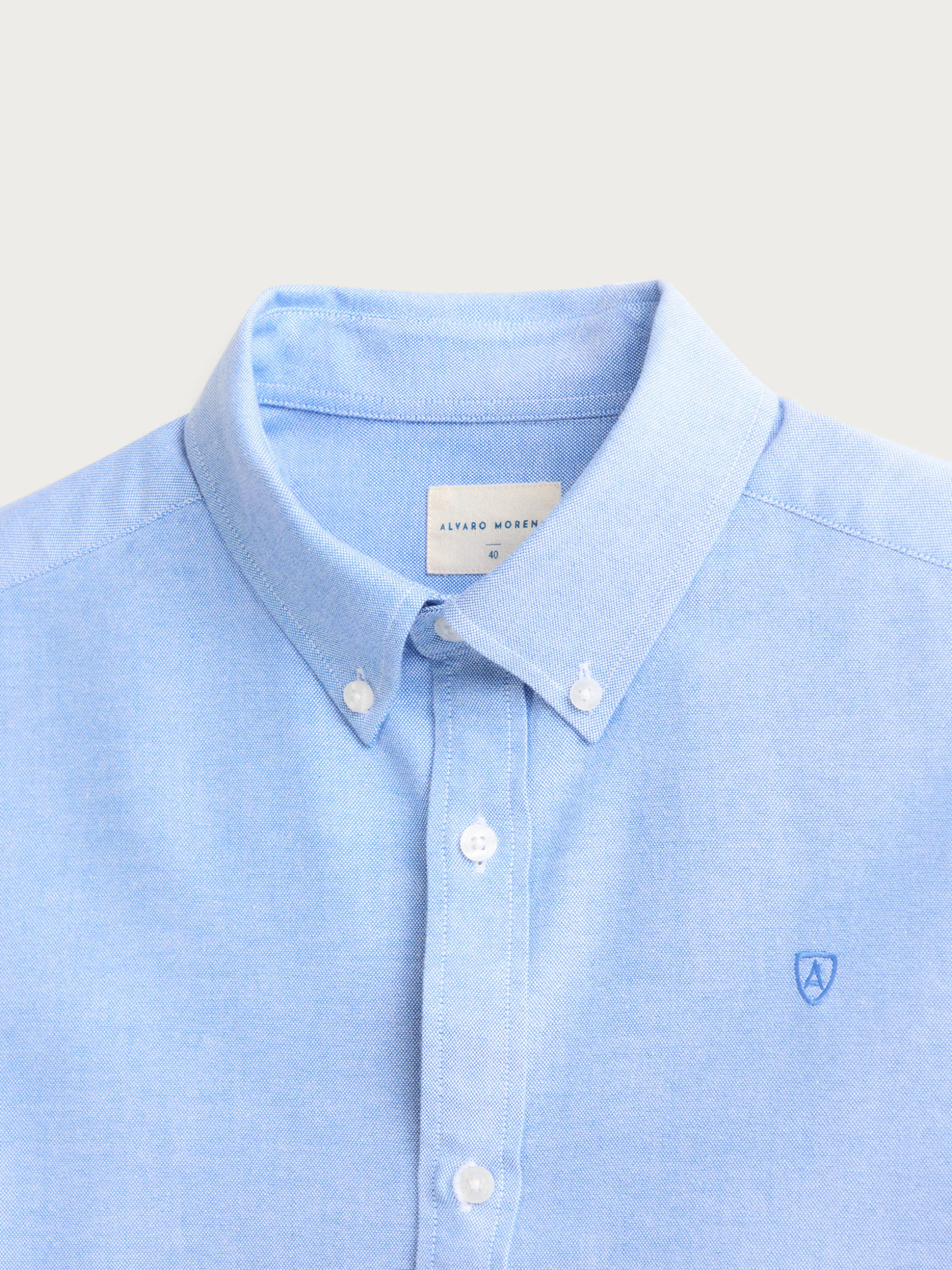 Camicia Oxford Uomo in Puro Cotone - Modello Classica Elegante by Álvaro Moreno