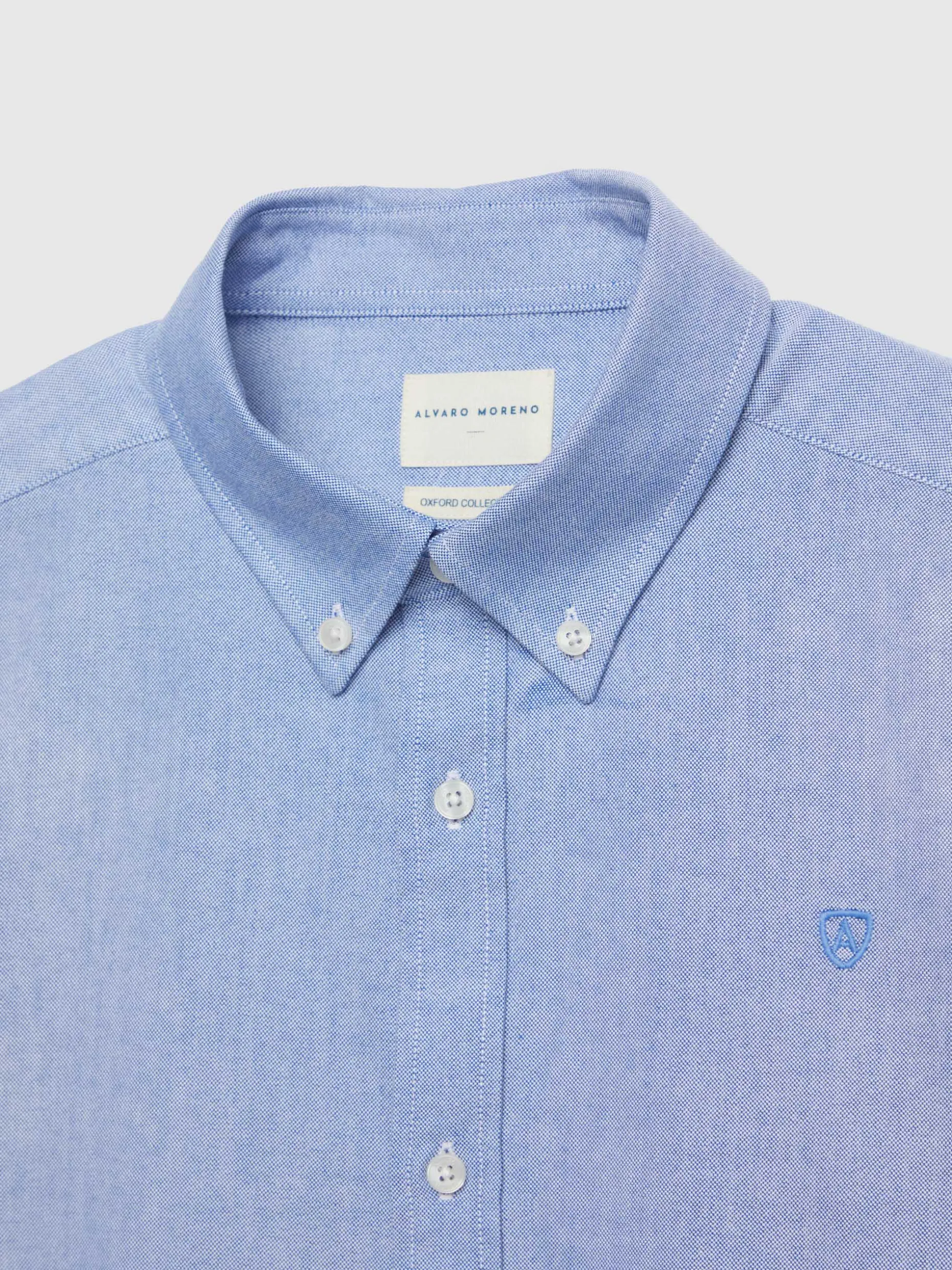 Camicia Oxford in Tinta Unita - Abbigliamento Uomo by Negozio Alvaro Moreno