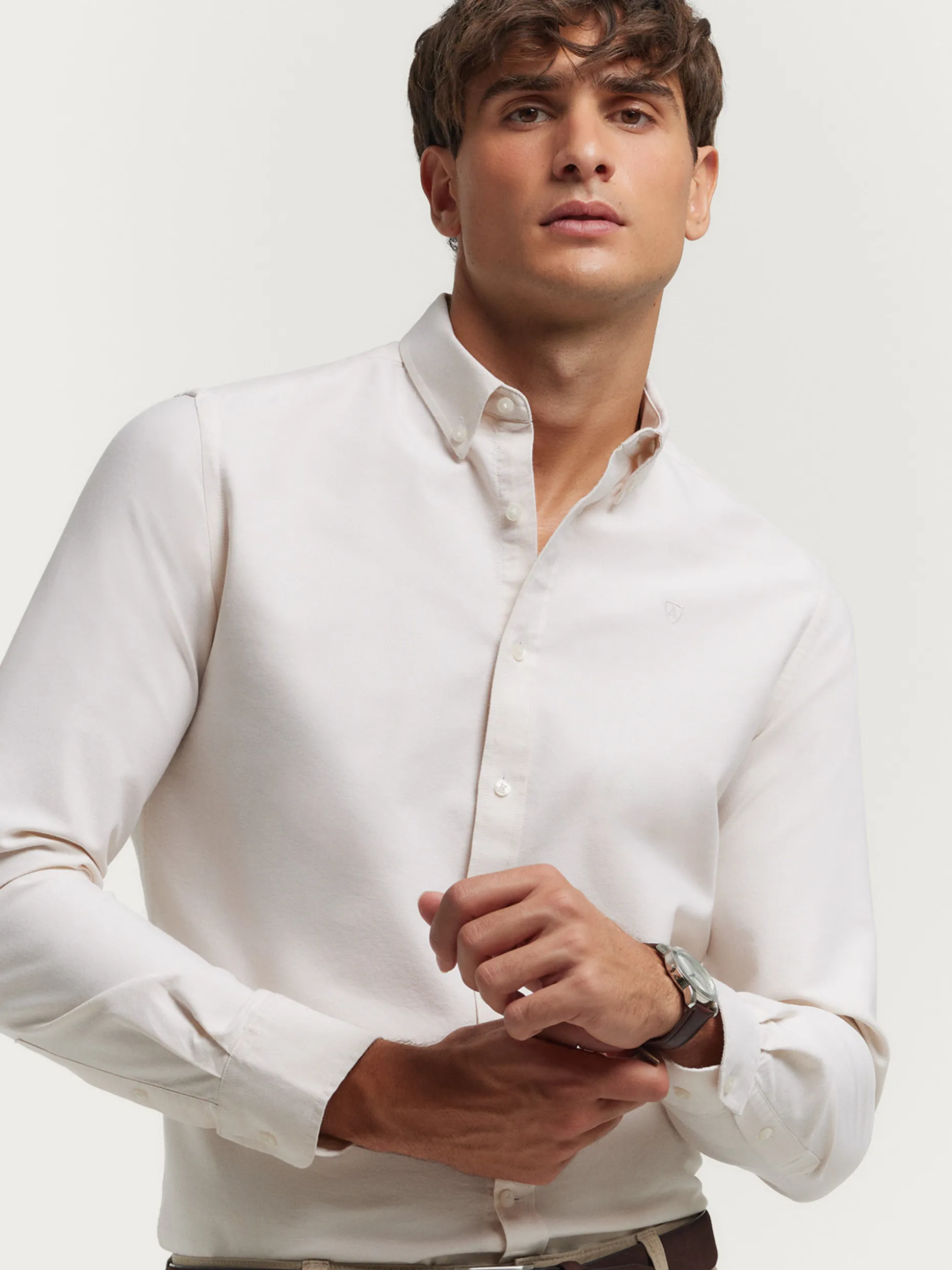 Camicia Oxford Classica Uomo - Tessuto Pesante - Sconti Esclusivi Alvaro Moreno