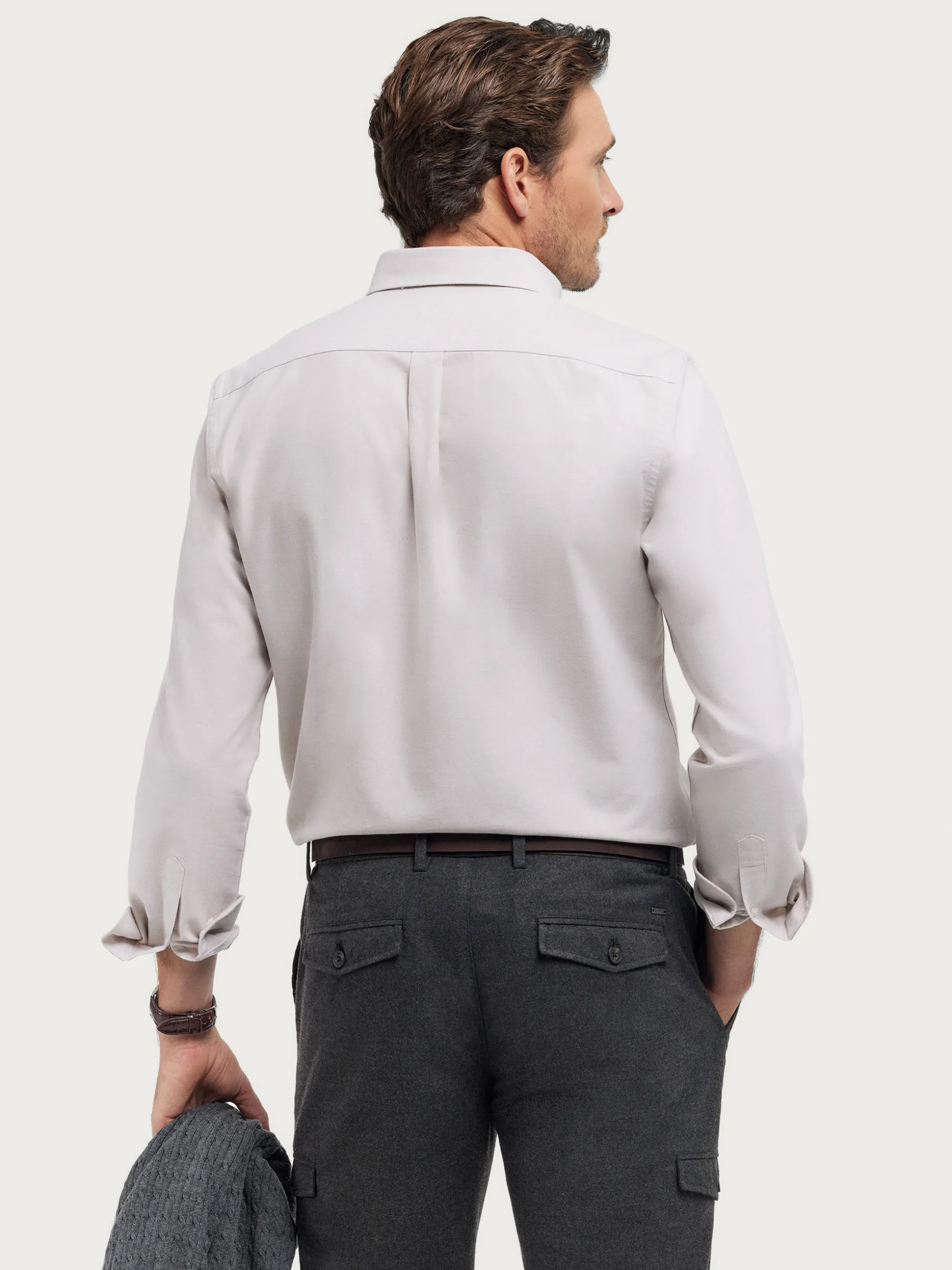 Camicia Oxford Uomo Tinta Unita - Alvaro Moreno a Prezzo Accessibile