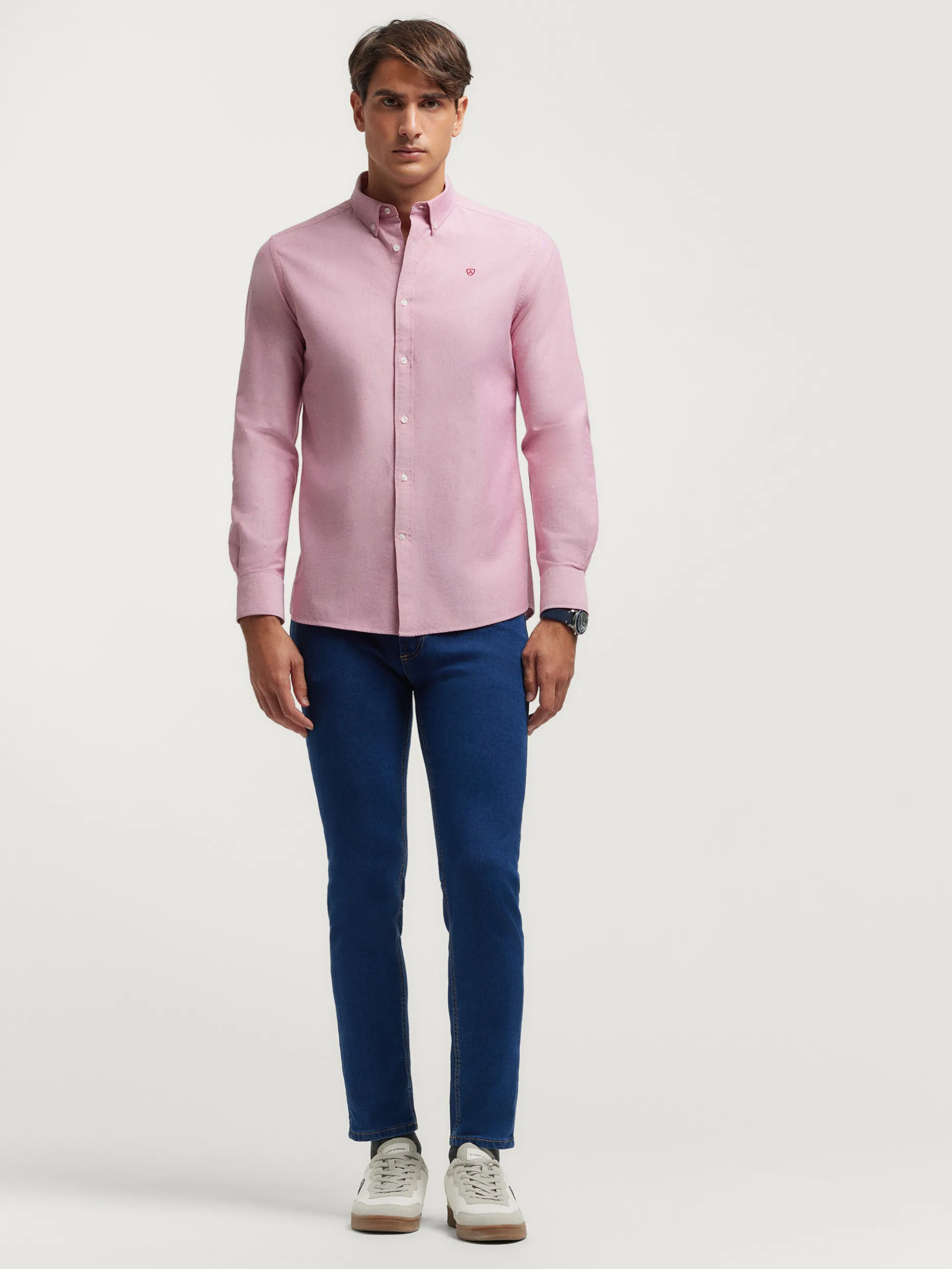 Camicia Oxford Classica Tinta Unita - Outlet Uomo Alvaro Moreno