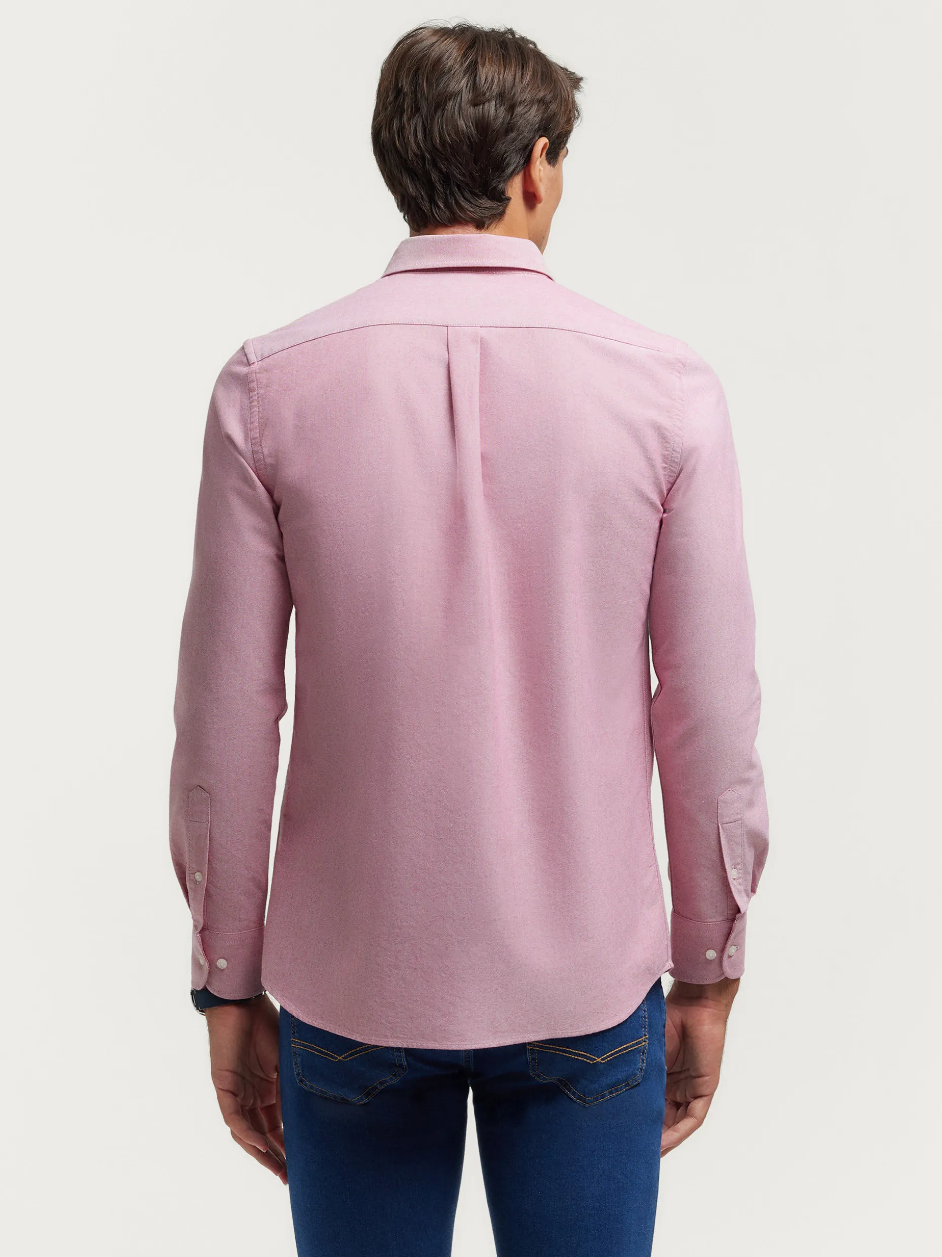 Camicia Oxford Classica Tinta Unita - Outlet Uomo Alvaro Moreno