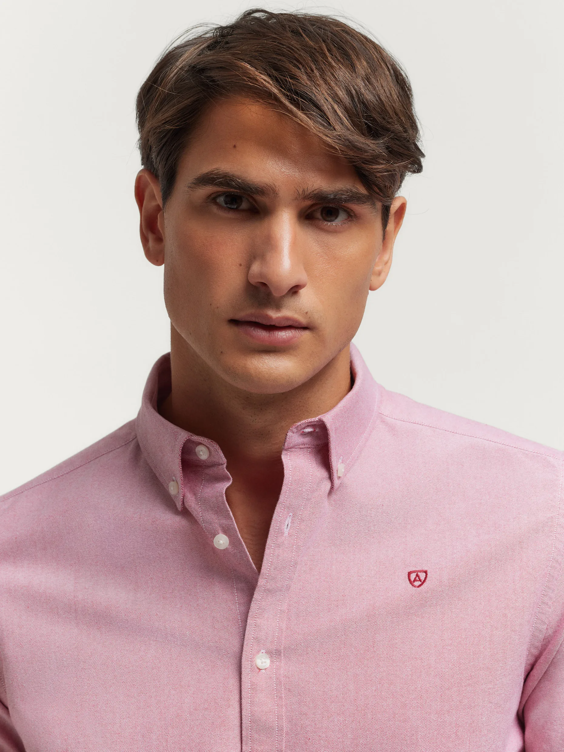 Camicia Oxford Classica Tinta Unita - Outlet Uomo Alvaro Moreno