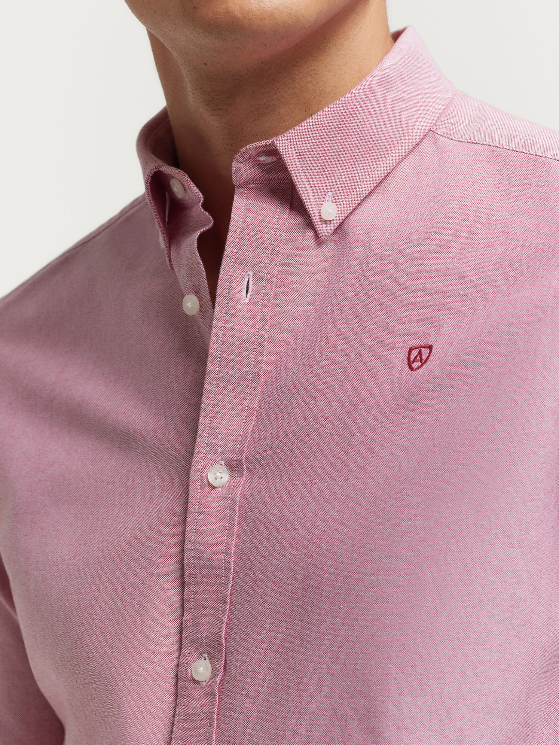Camicia Oxford Classica Tinta Unita - Outlet Uomo Alvaro Moreno