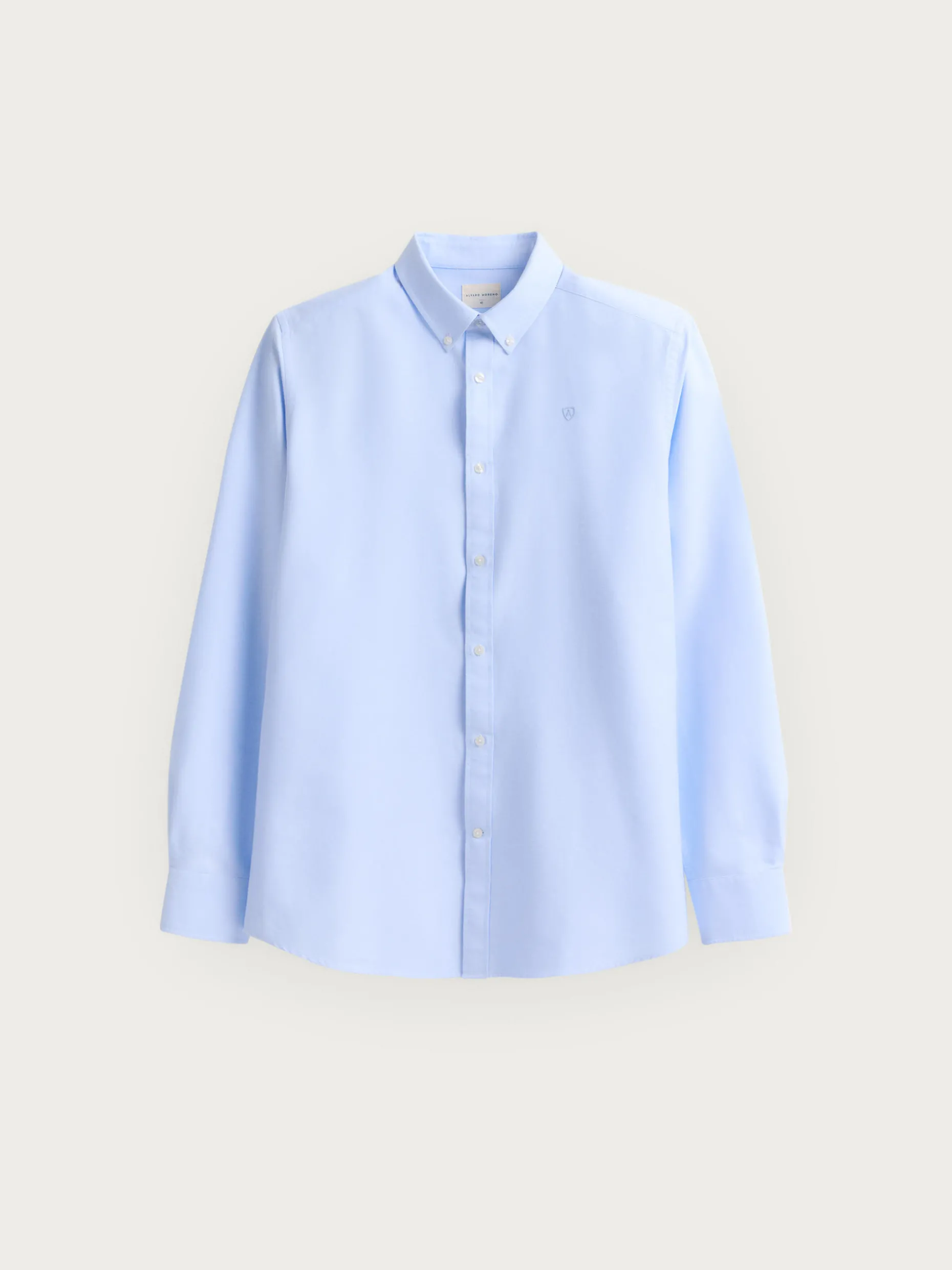 Camicia Oxford Classica in Tessuto Unicolore - Alvaro Moreno | Outlet Esclusivo