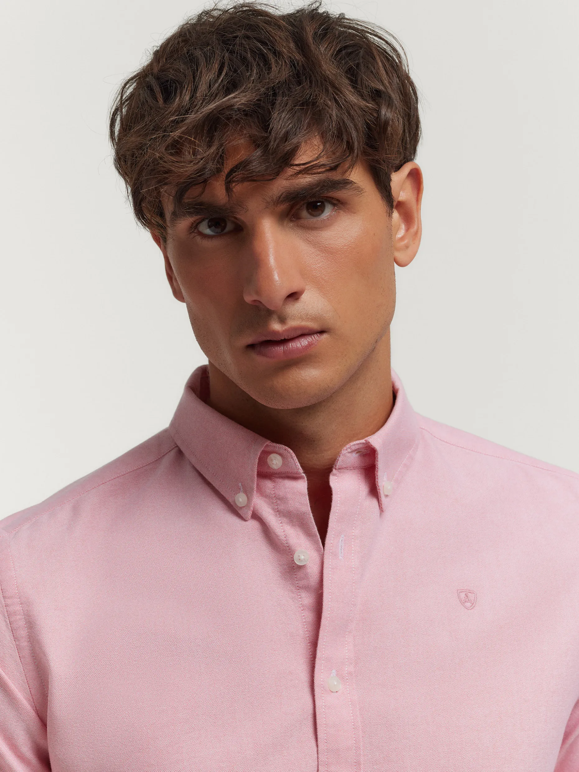 Alvaro Moreno Tessuto Oxford Unicolore - Promo Express Estate 2024 | Camicia Casual Da Uomo | Scopri Subito