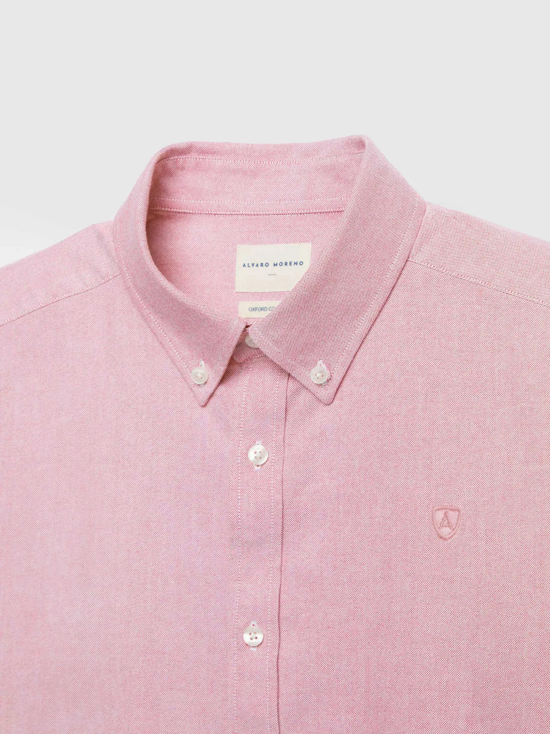 Alvaro Moreno Tessuto Oxford Unicolore - Promo Express Estate 2024 | Camicia Casual Da Uomo | Scopri Subito