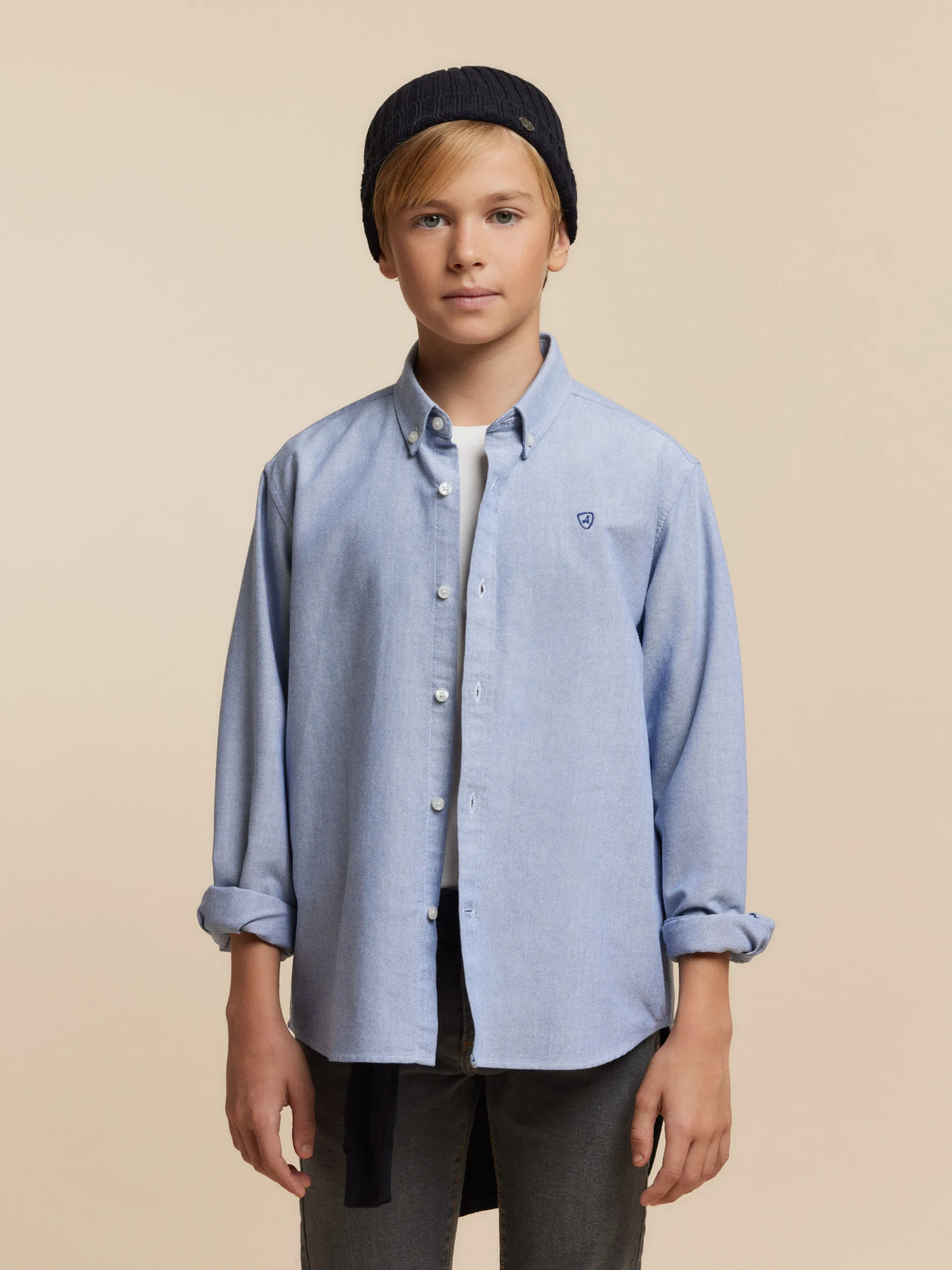 Camicia Oxford Unicolore per Ragazzi - Promo Estiva in Liquidazione | Alvaro Moreno Collection