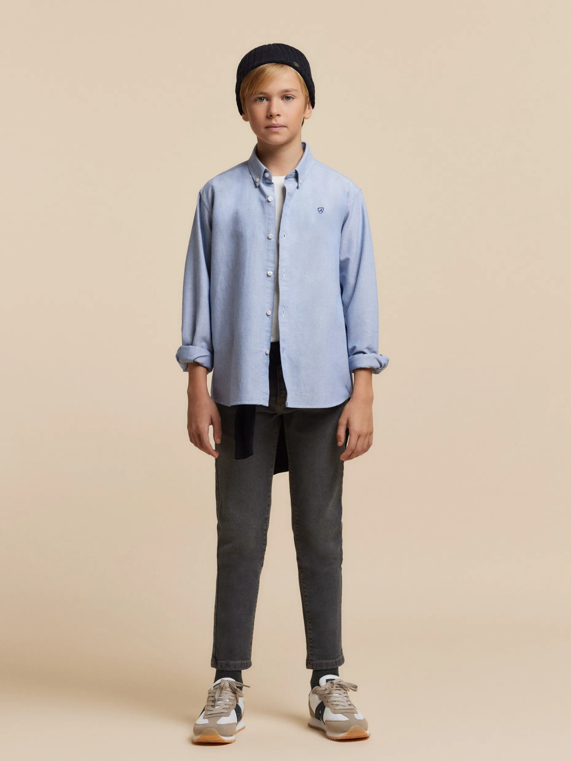 Camicia Oxford Unicolore per Ragazzi - Promo Estiva in Liquidazione | Alvaro Moreno Collection