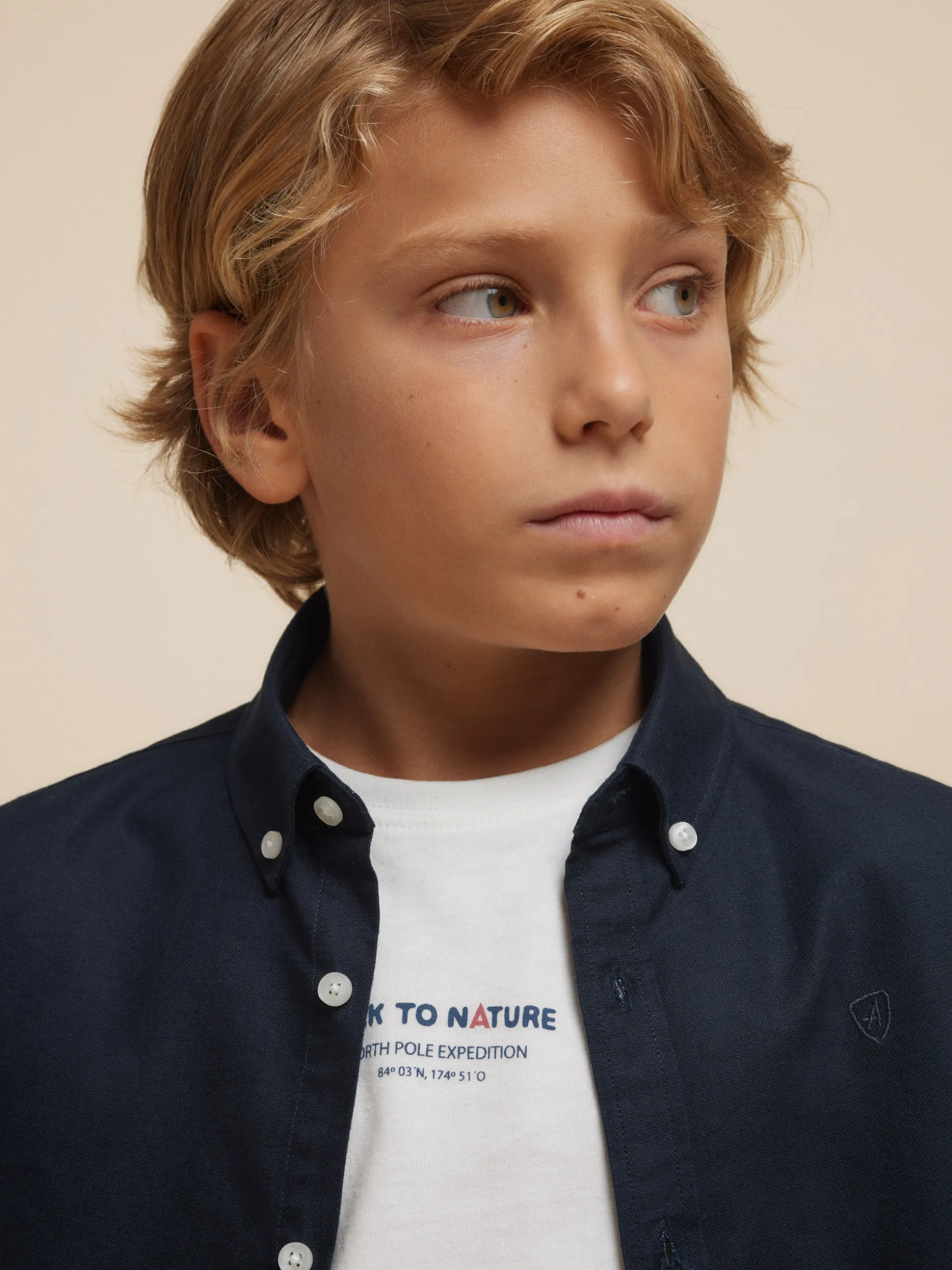 Camicia Oxford in Cotone Puro per Bambini - Sconti Esclusivi Alvaro Moreno