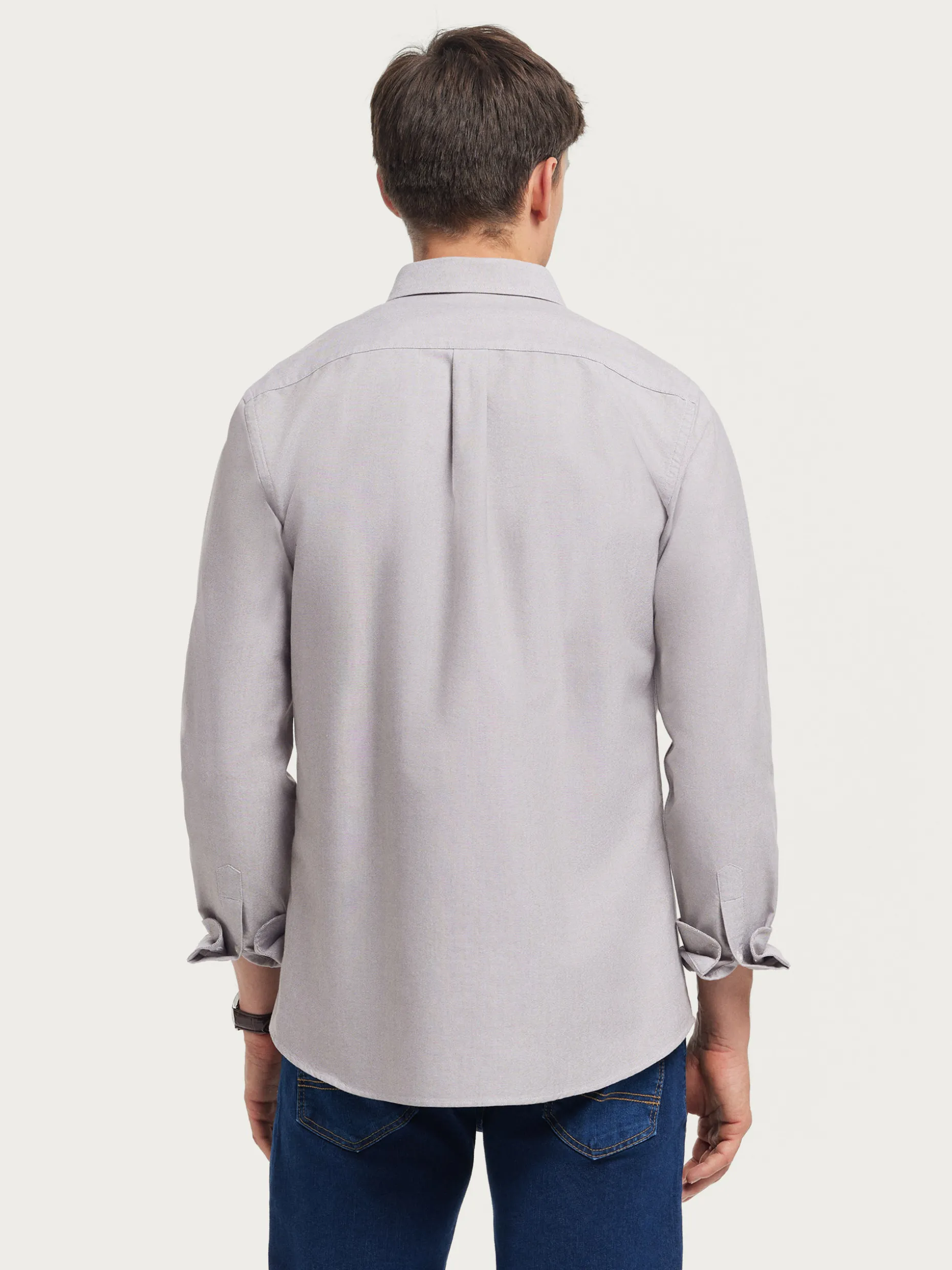 Camicia Oxford Classica in Tinta Unita - Moda Uomo Elegante e Comoda da Alvaro Moreno