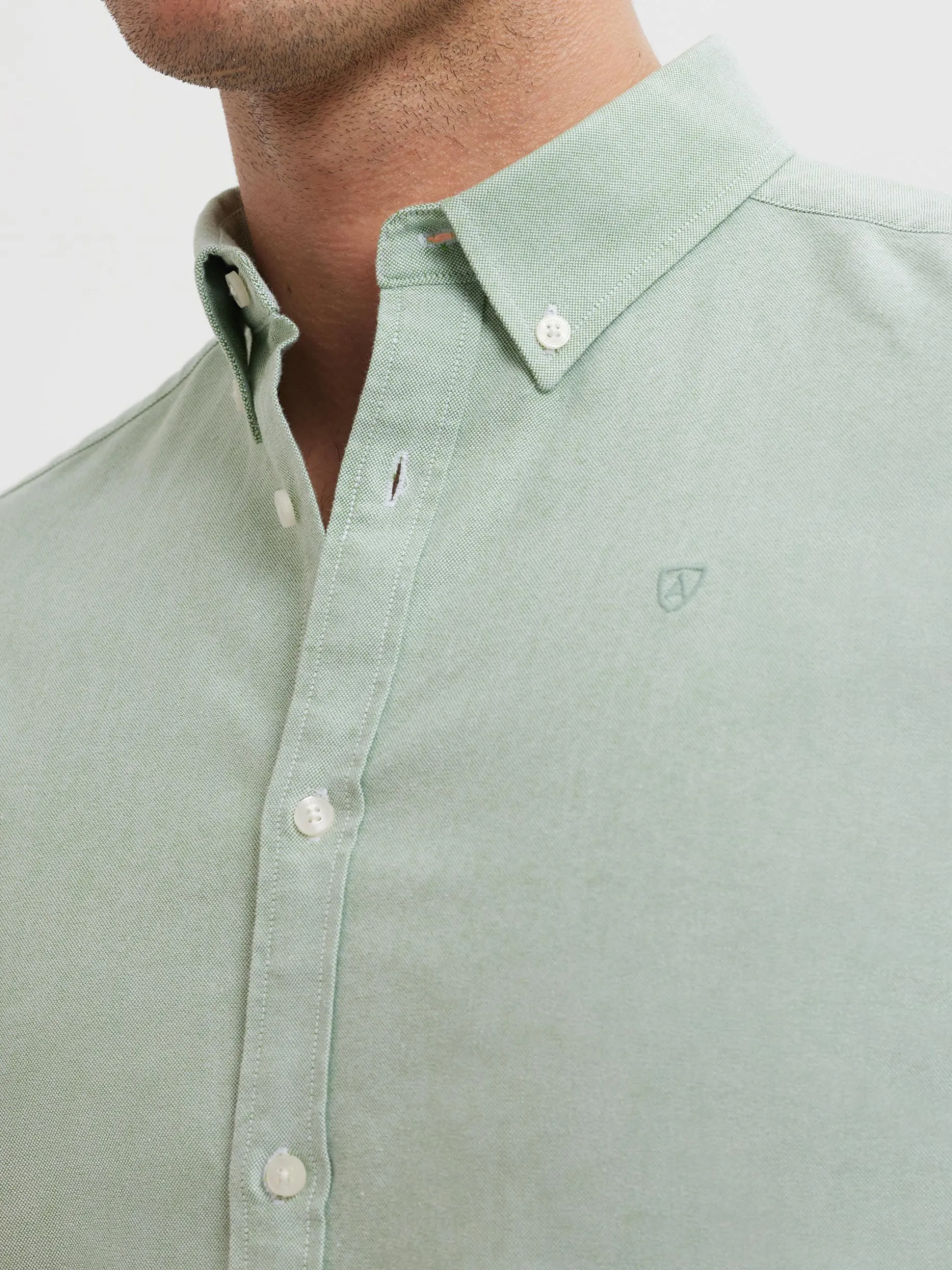 Camicia Oxford Tinta Unita in Saldo - Ultimi Pezzi Alvaro Moreno