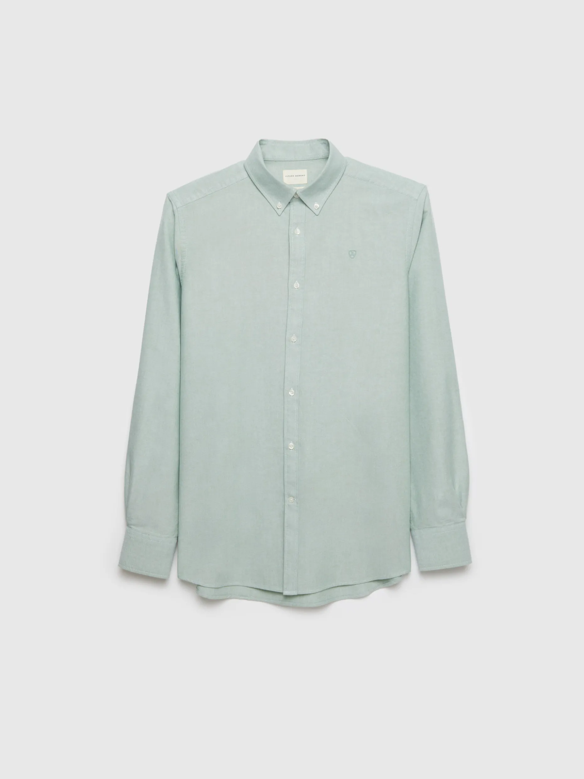 Camicia Oxford Tinta Unita in Saldo - Ultimi Pezzi Alvaro Moreno