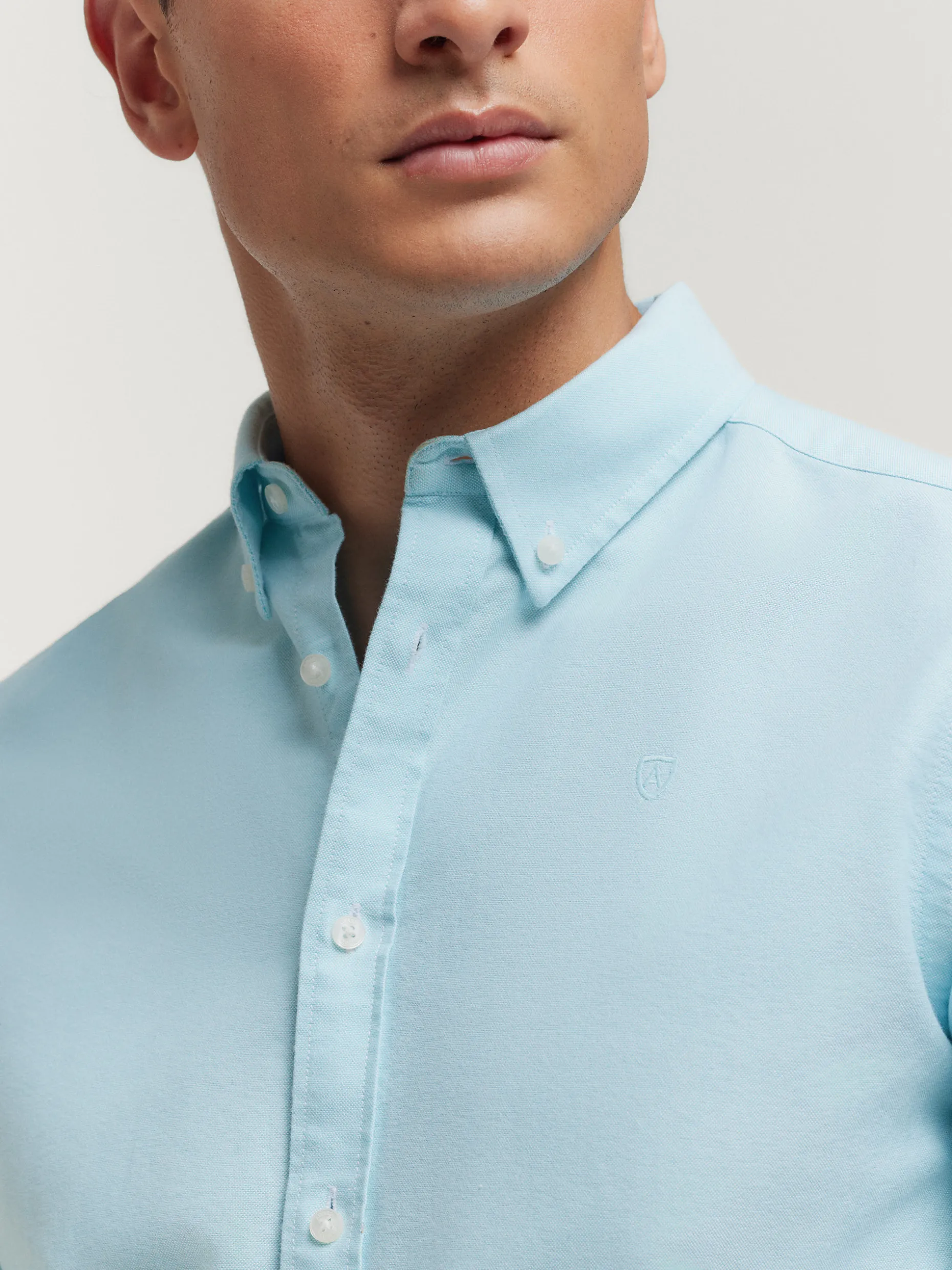 Camicia Oxford Unicolore Alvaro Moreno - Tessuto Resistente a Prezzo Competitivo