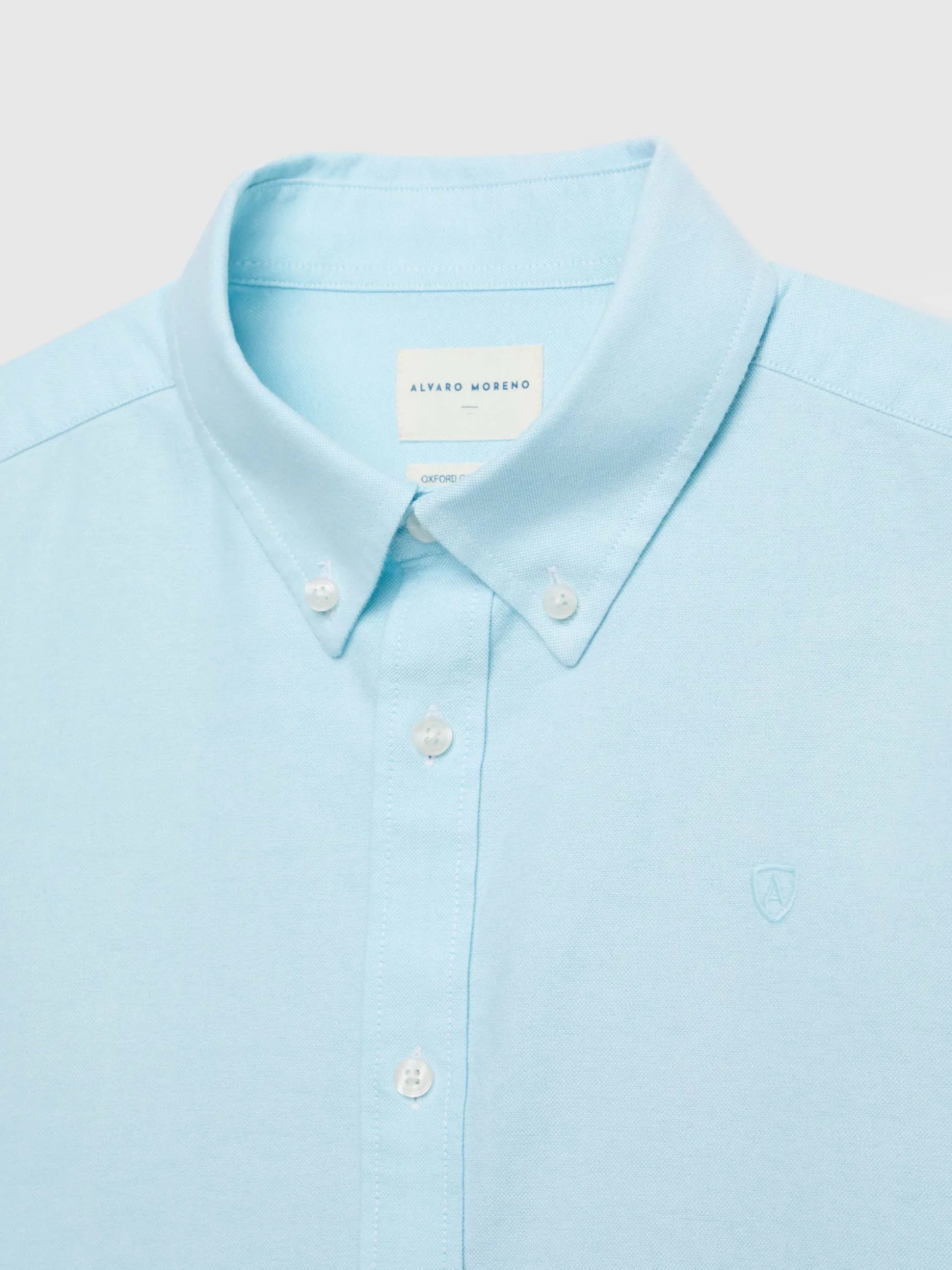 Camicia Oxford Unicolore Alvaro Moreno - Tessuto Resistente a Prezzo Competitivo