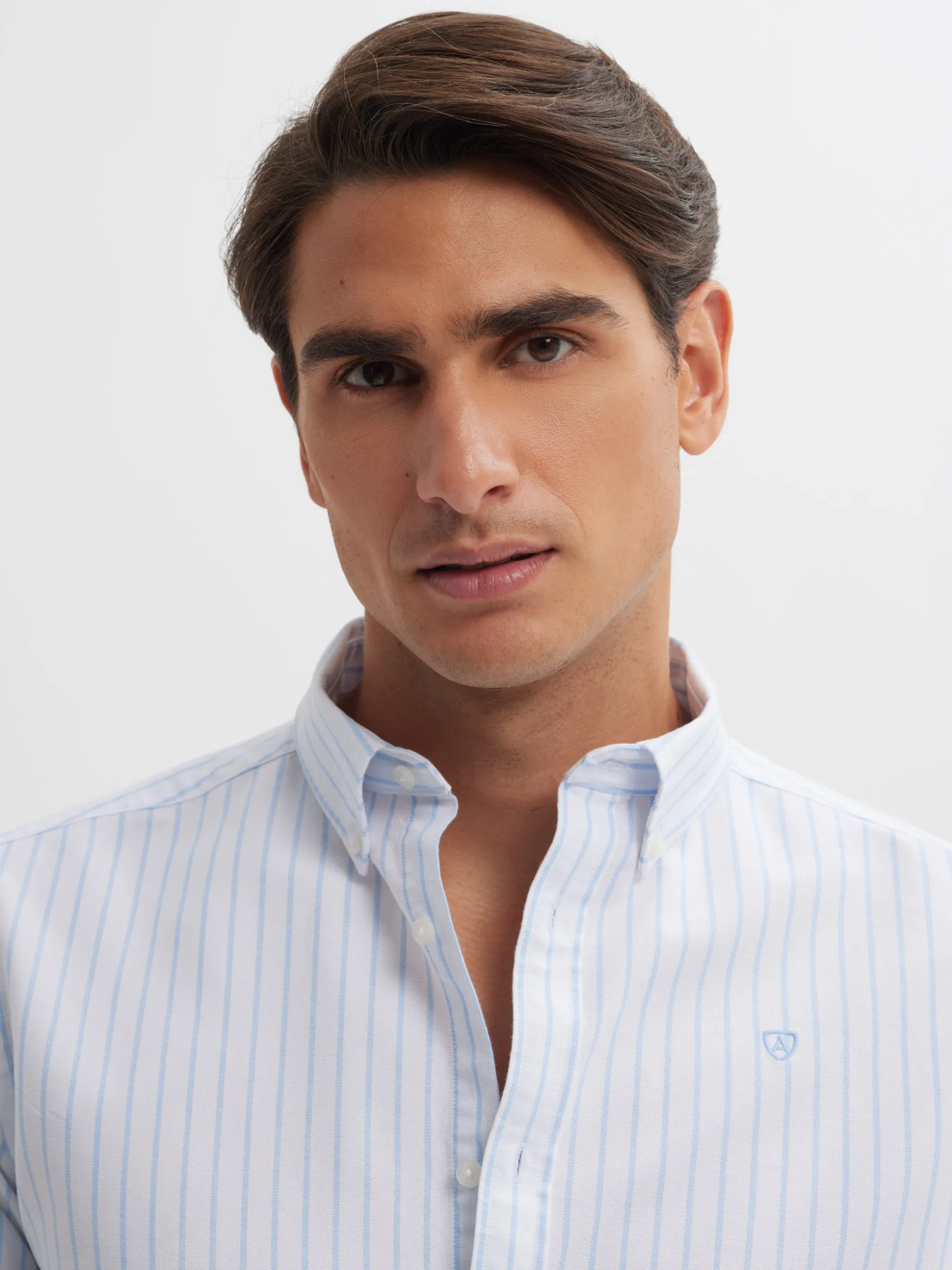Camicia Oxford Elegante Soleggiata | Collezione Alvaro Moreno - Tessuto Premium e Confortevole