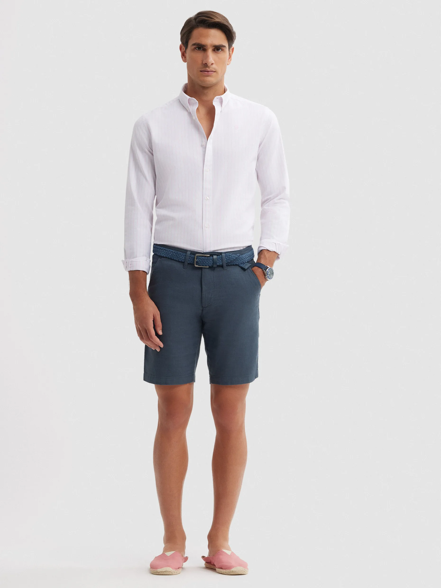 CAMICIA UOMO OXFORD SOLEGGIATA - STILO ÁLVARO MORENO EDIZIONE SPECIALE