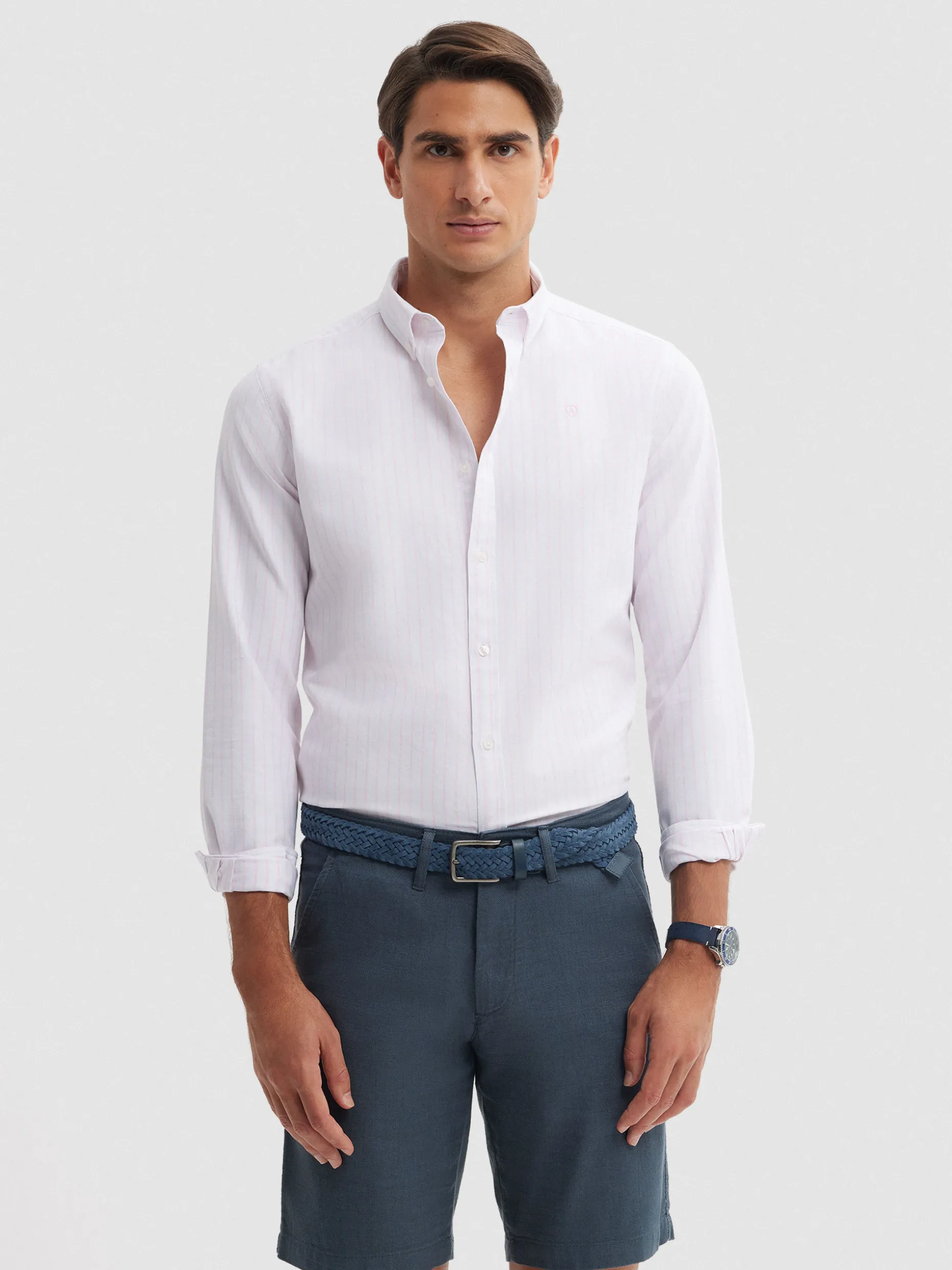 CAMICIA UOMO OXFORD SOLEGGIATA - STILO ÁLVARO MORENO EDIZIONE SPECIALE