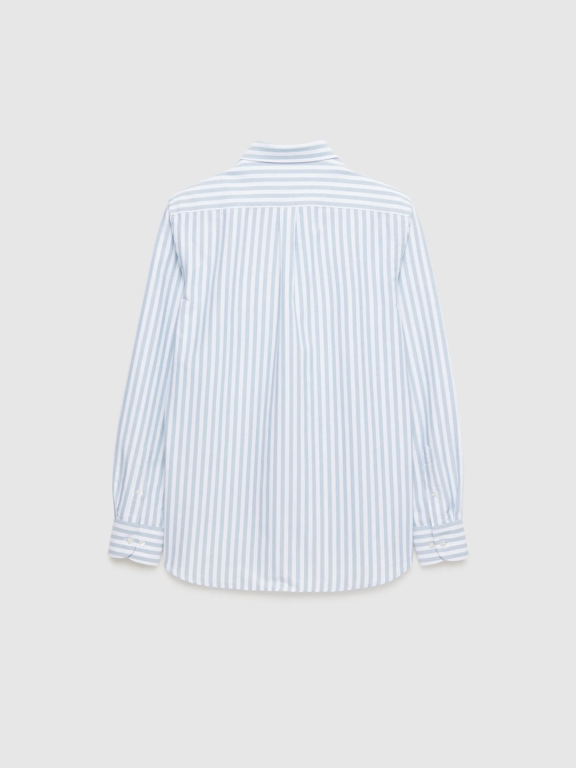Camicia in Tessuto Oxford con Sfumature Tramonto - Collezione Alvaro Moreno