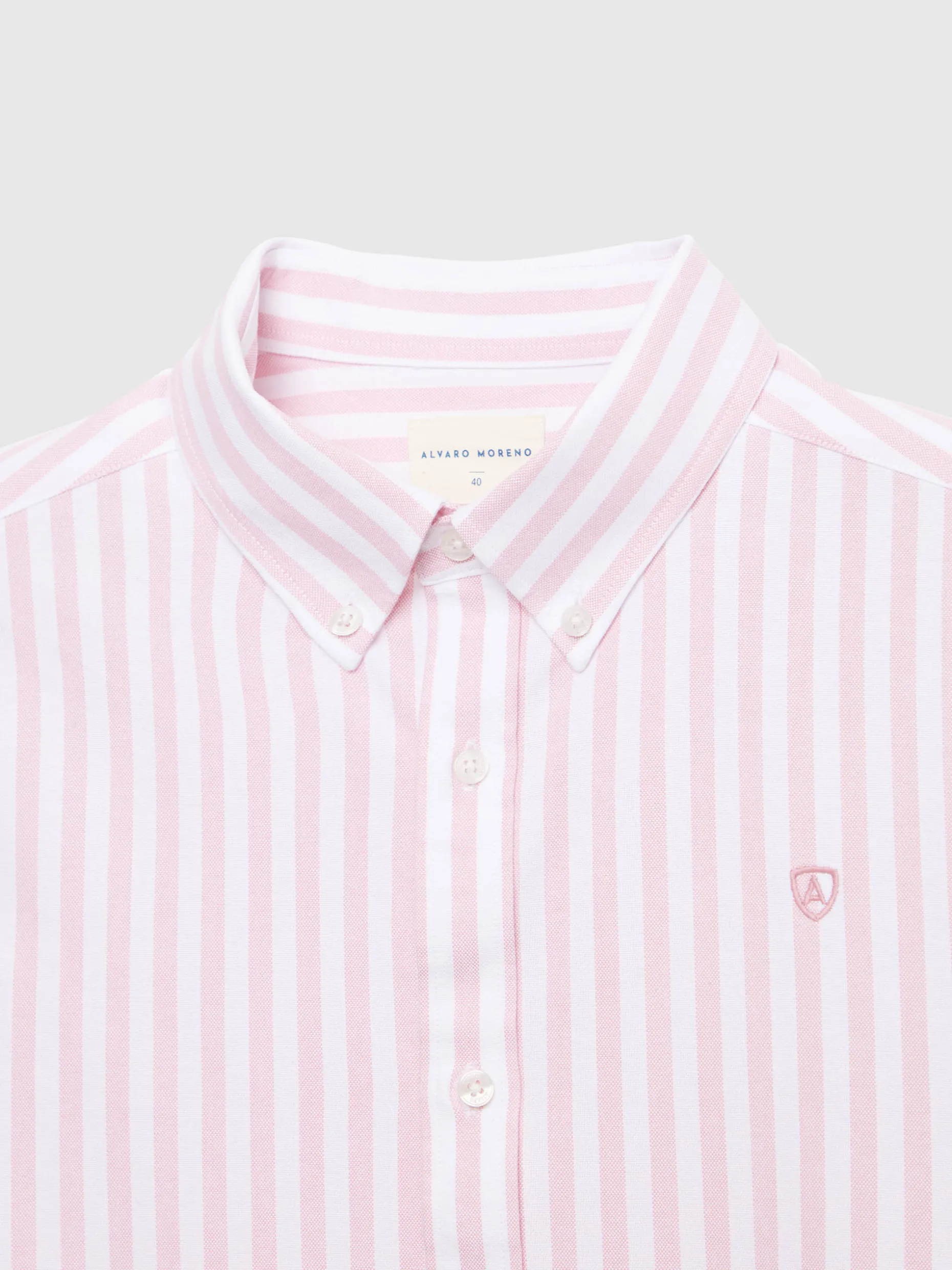 Camicia Elegante Oxford Tinta Tramonto - Alvaro Moreno, Conforto Ottimale a Prezzo Conveniente