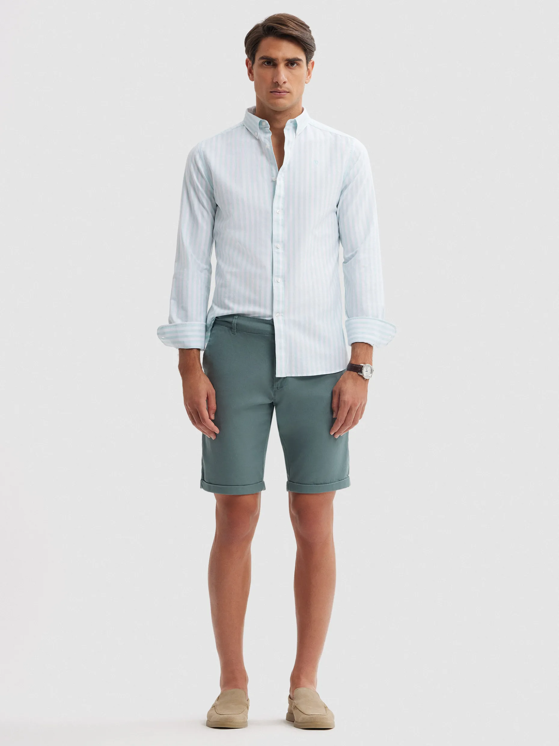 Camicia Oxford Sfumature Tramonto · Promozione Estiva Alvaro Moreno